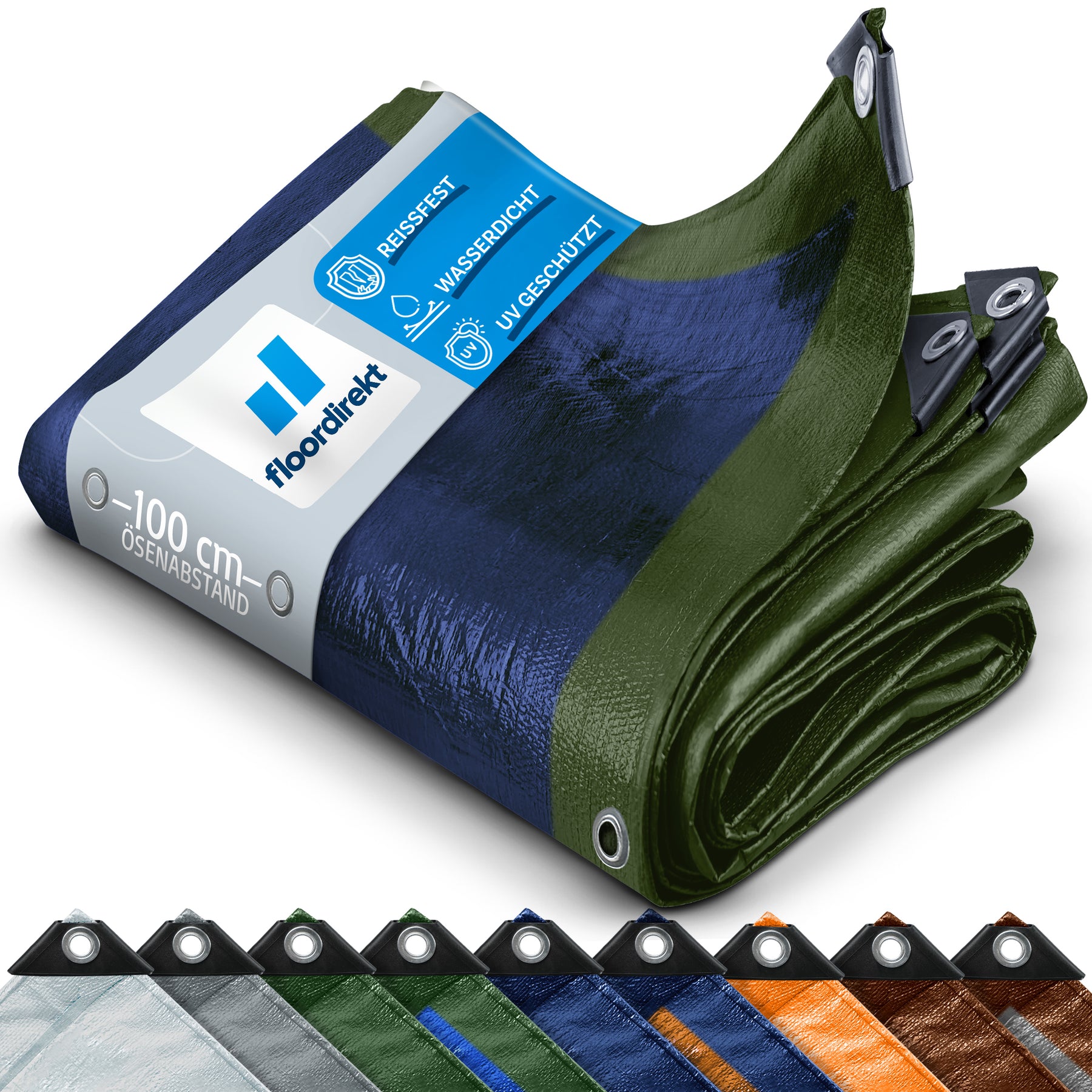 Tarpaulin | Extrêmement résistant à la déchirure | 240 g/m² | Nombreuses variantes