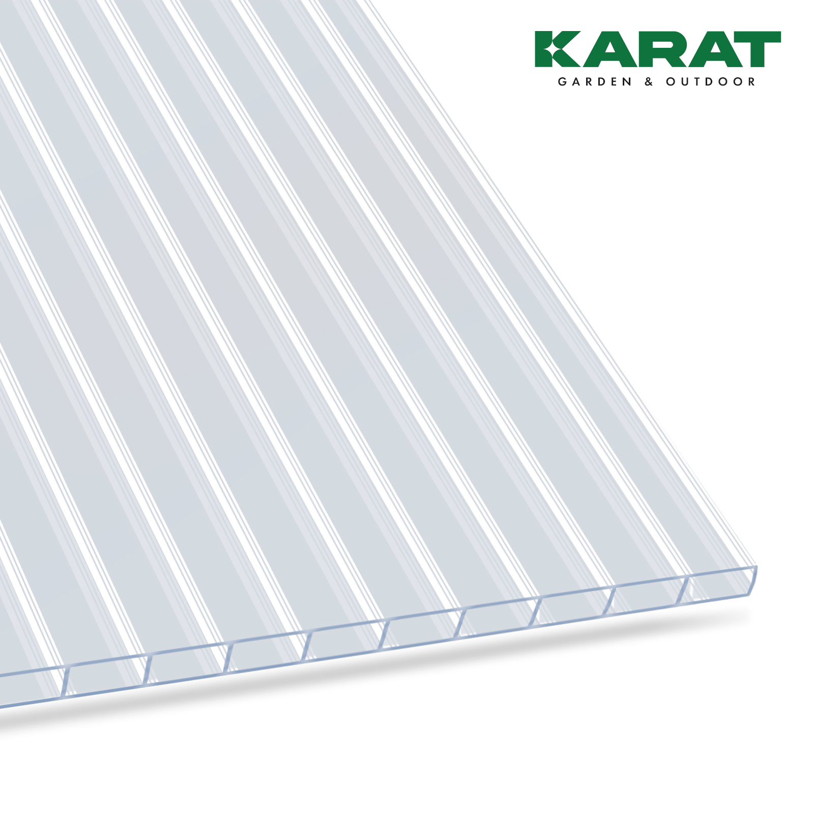 Feuille à double toile | 60,5 x 121 cm | Polycarbonate | Pour le bricolage et la construction