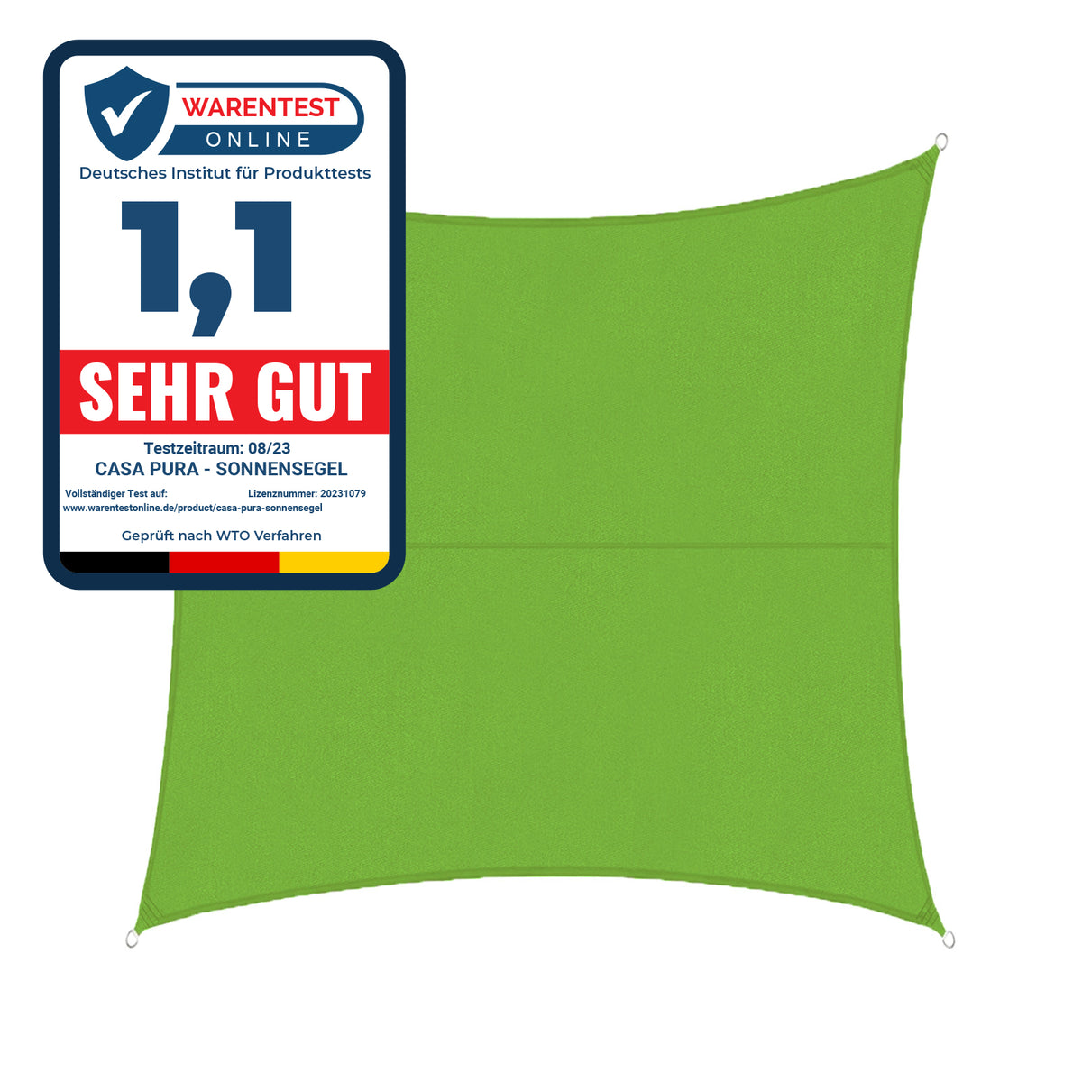 F1_fd-8431 | Vert clair | Rectangulaire