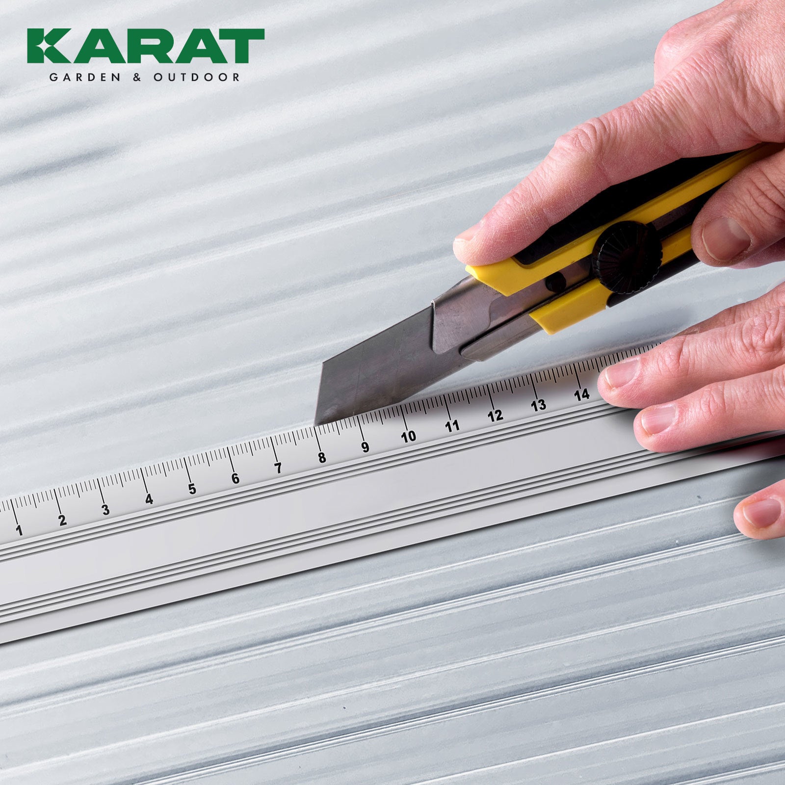 Feuille à double toile | 60,5 x 121 cm | Polycarbonate | Pour le bricolage et la construction