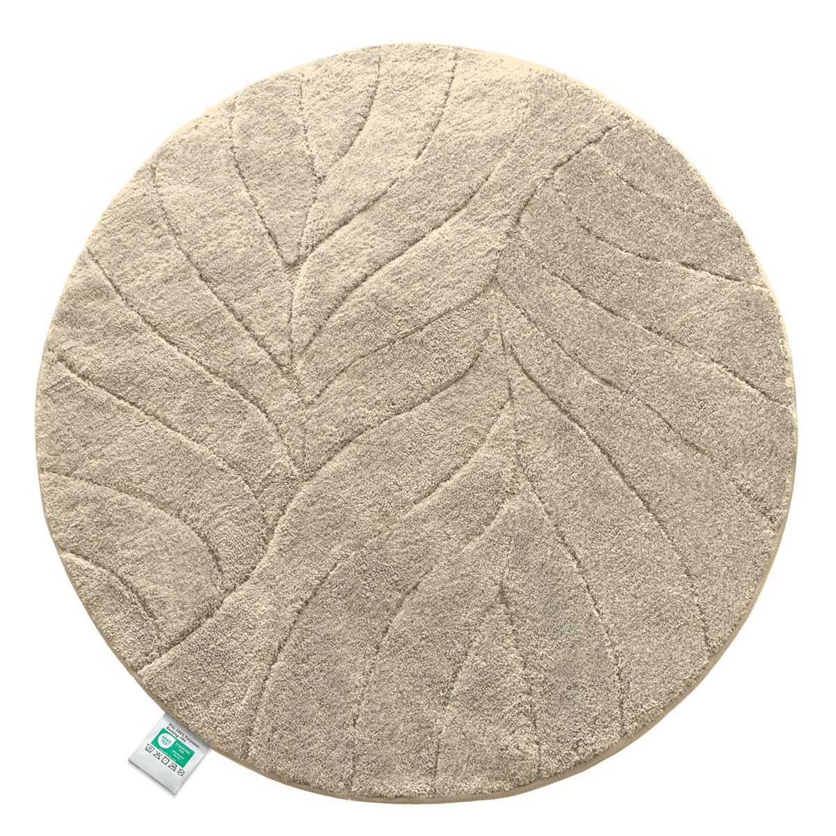 Tapis de bain | Maris | Tapis de bain rond | Microfibre douce, antidérapante & adaptée au chauffage au sol