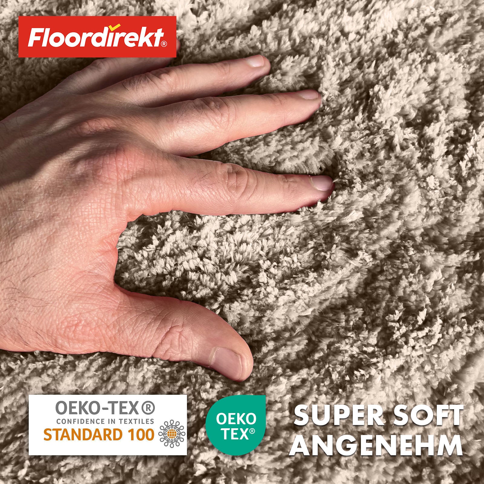 Tapis de bain | Sky | Tapis de bain rond | Confort dense et moelleux pour votre maison