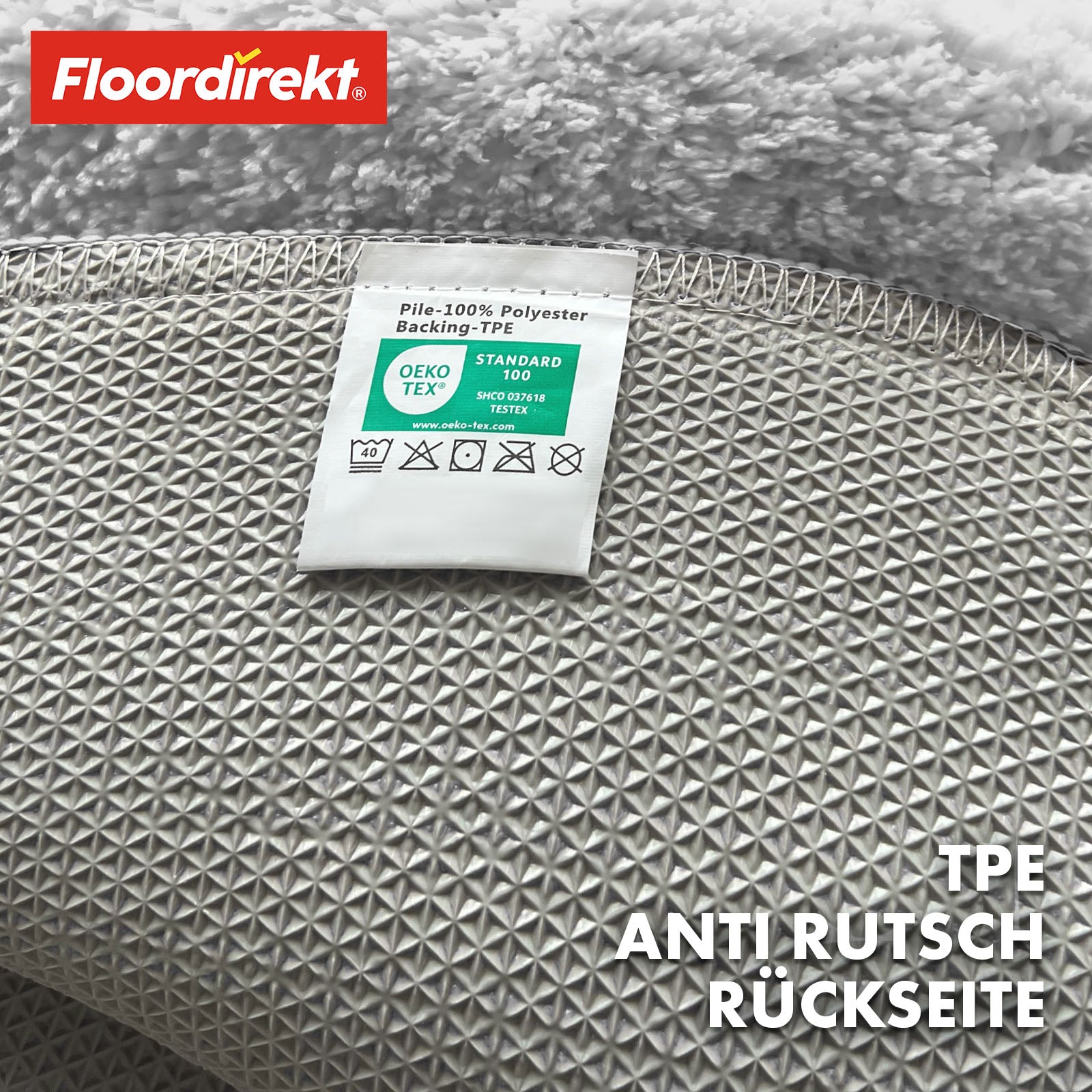 Tapis de bain | Sky | Tapis de bain rond | Confort dense et moelleux pour votre maison