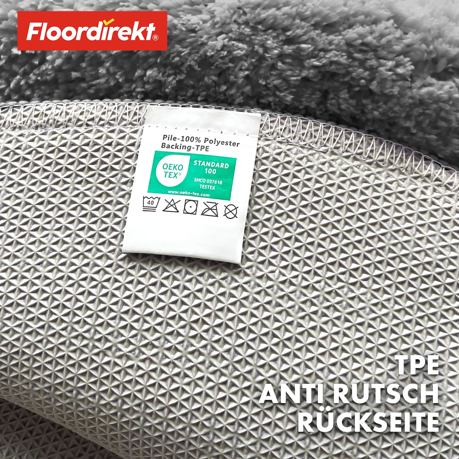 Tapis de bain | Sky | Tapis de bain rond | Confort dense et moelleux pour votre maison