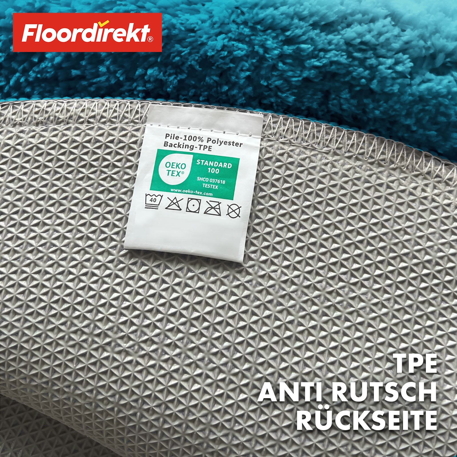 Tapis de bain | Sky | Tapis de bain rond | Confort dense et moelleux pour votre maison