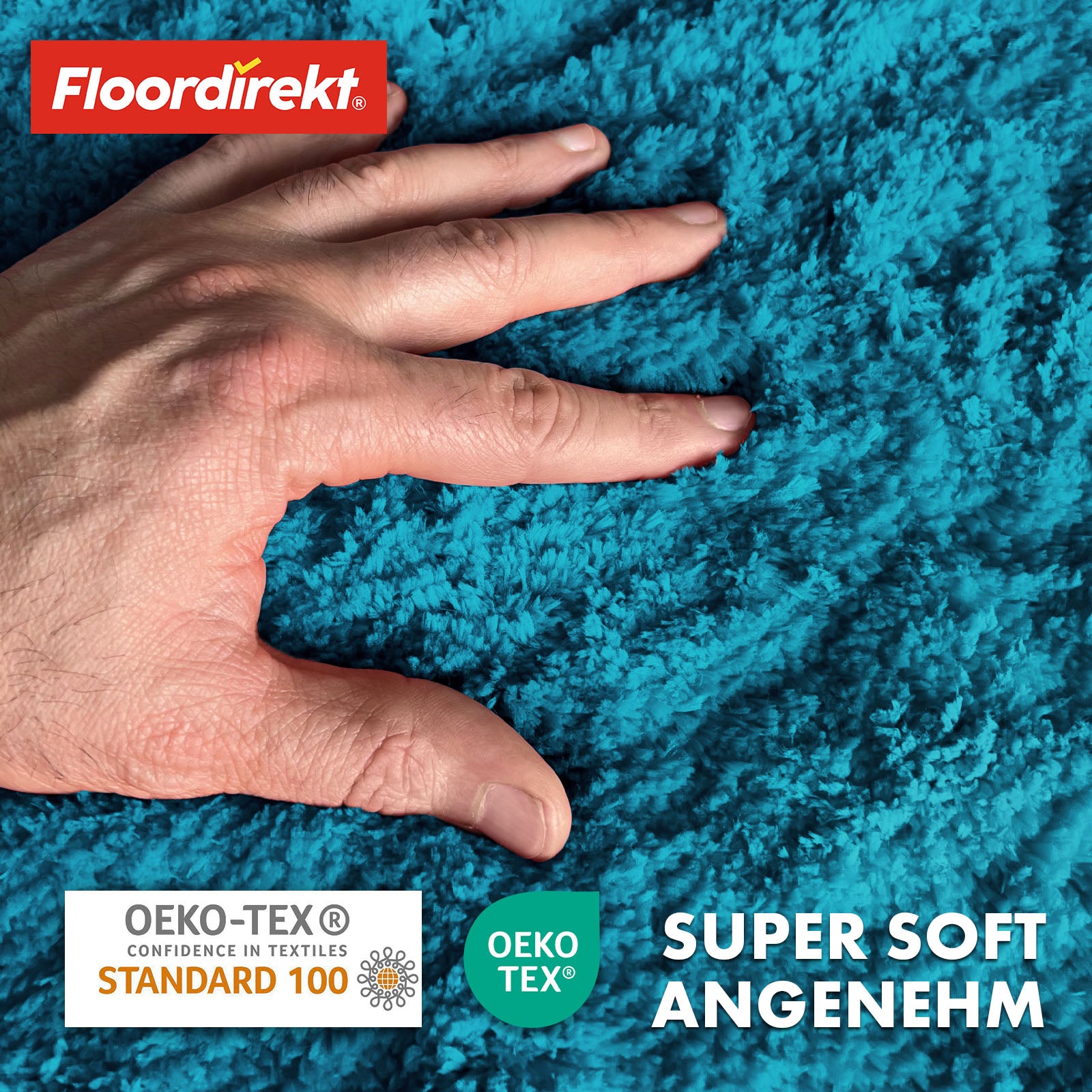 Tapis de bain | Sky | Tapis de bain rond | Confort dense et moelleux pour votre maison