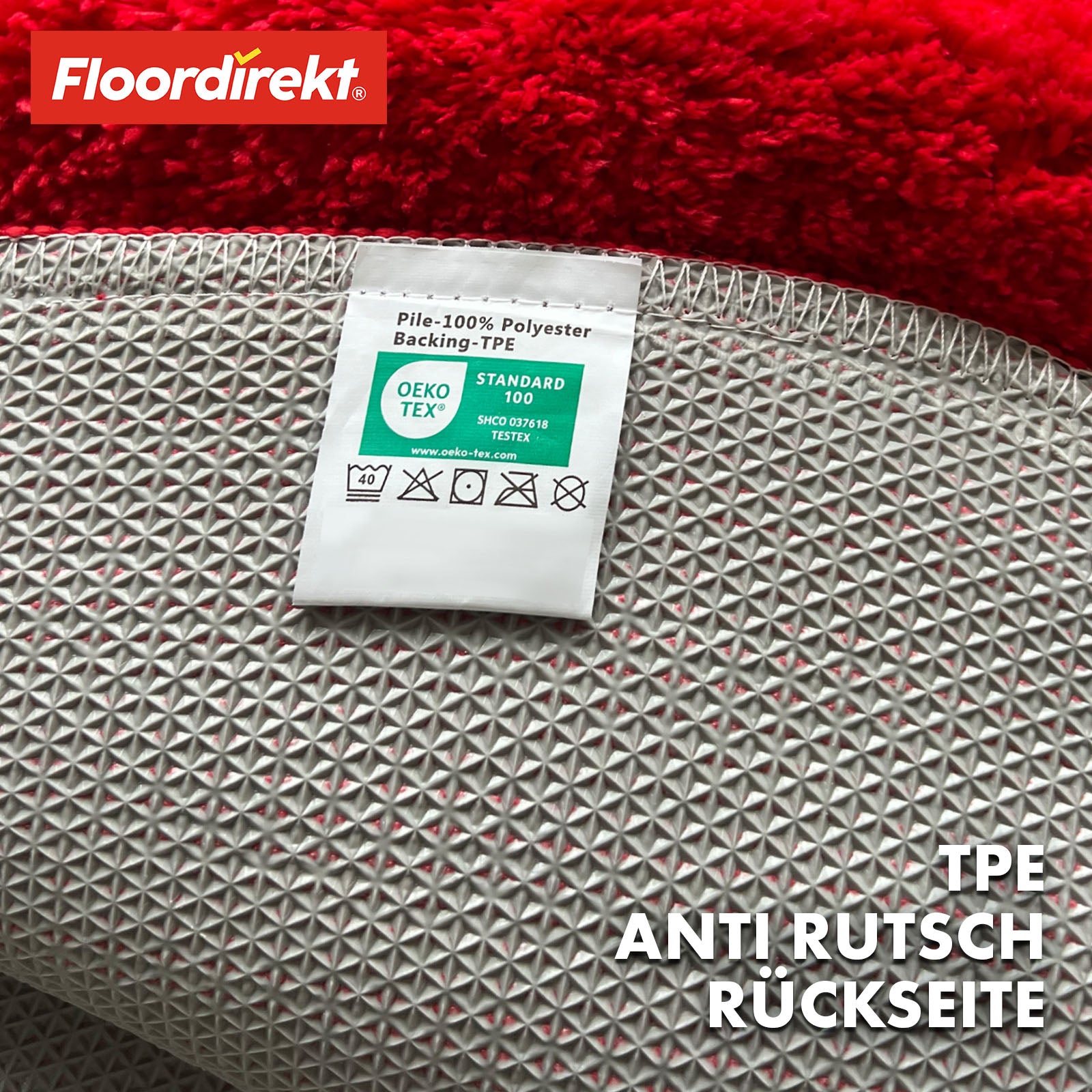 Tapis de bain | Sky | Tapis de bain rond | Confort dense et moelleux pour votre maison