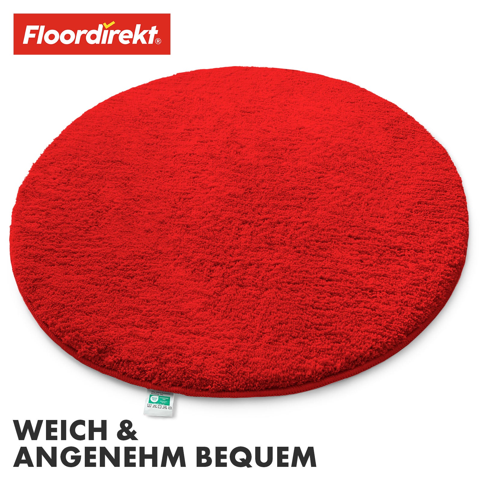 Tapis de bain | Sky | Tapis de bain rond | Confort dense et moelleux pour votre maison