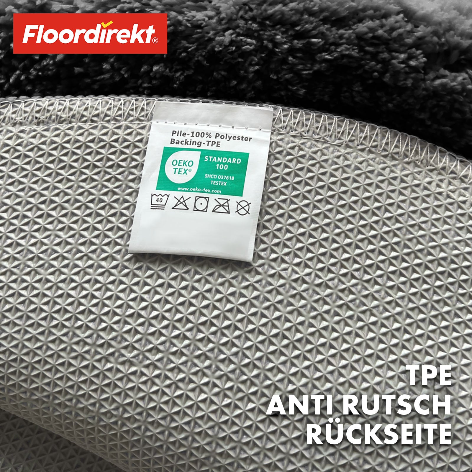 Tapis de bain | Sky | Tapis de bain rond | Confort dense et moelleux pour votre maison