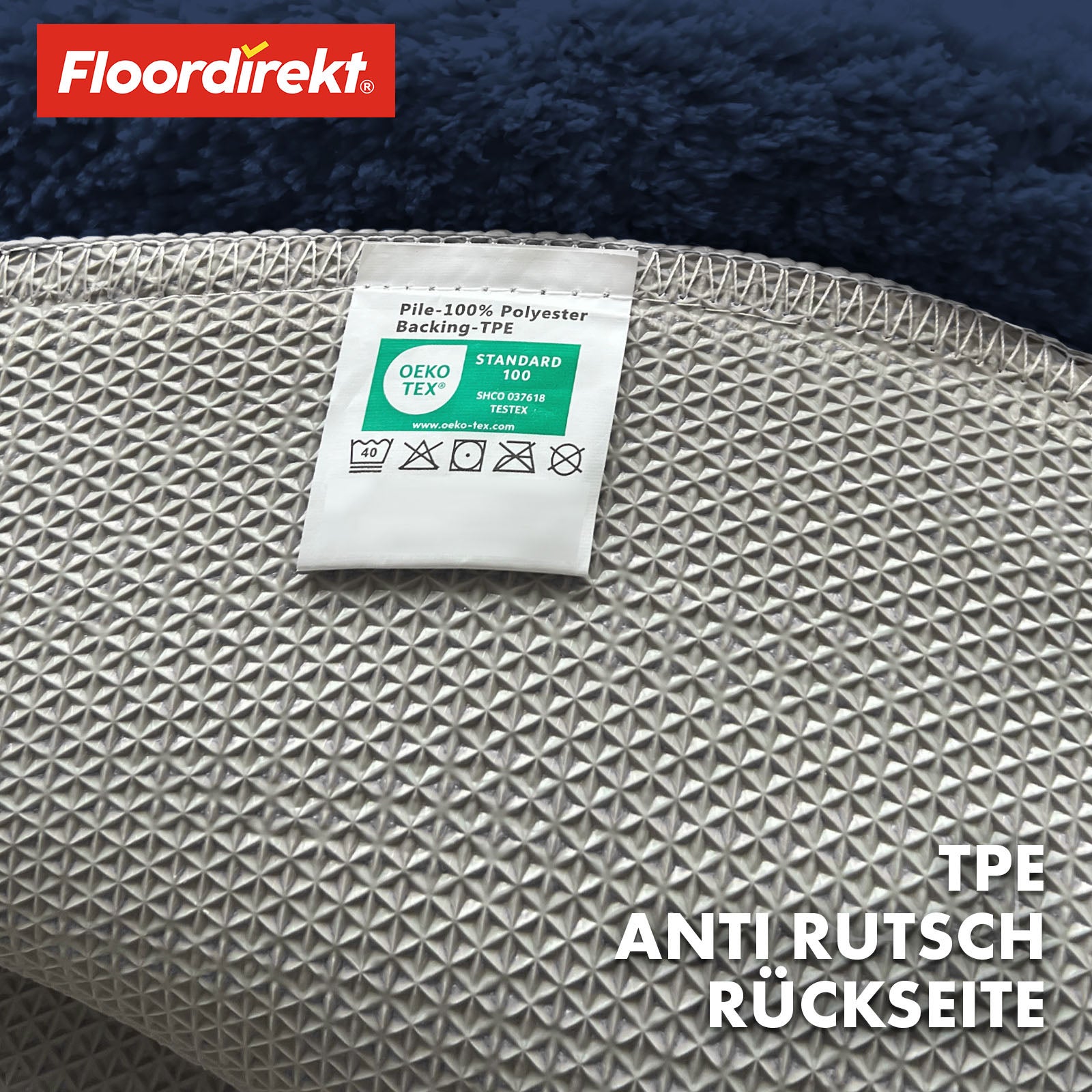 Tapis de bain | Sky | Tapis de bain rond | Confort dense et moelleux pour votre maison