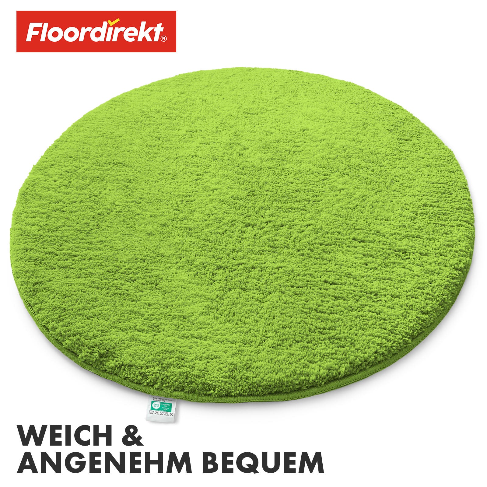 Tapis de bain | Sky | Tapis de bain rond | Confort dense et moelleux pour votre maison