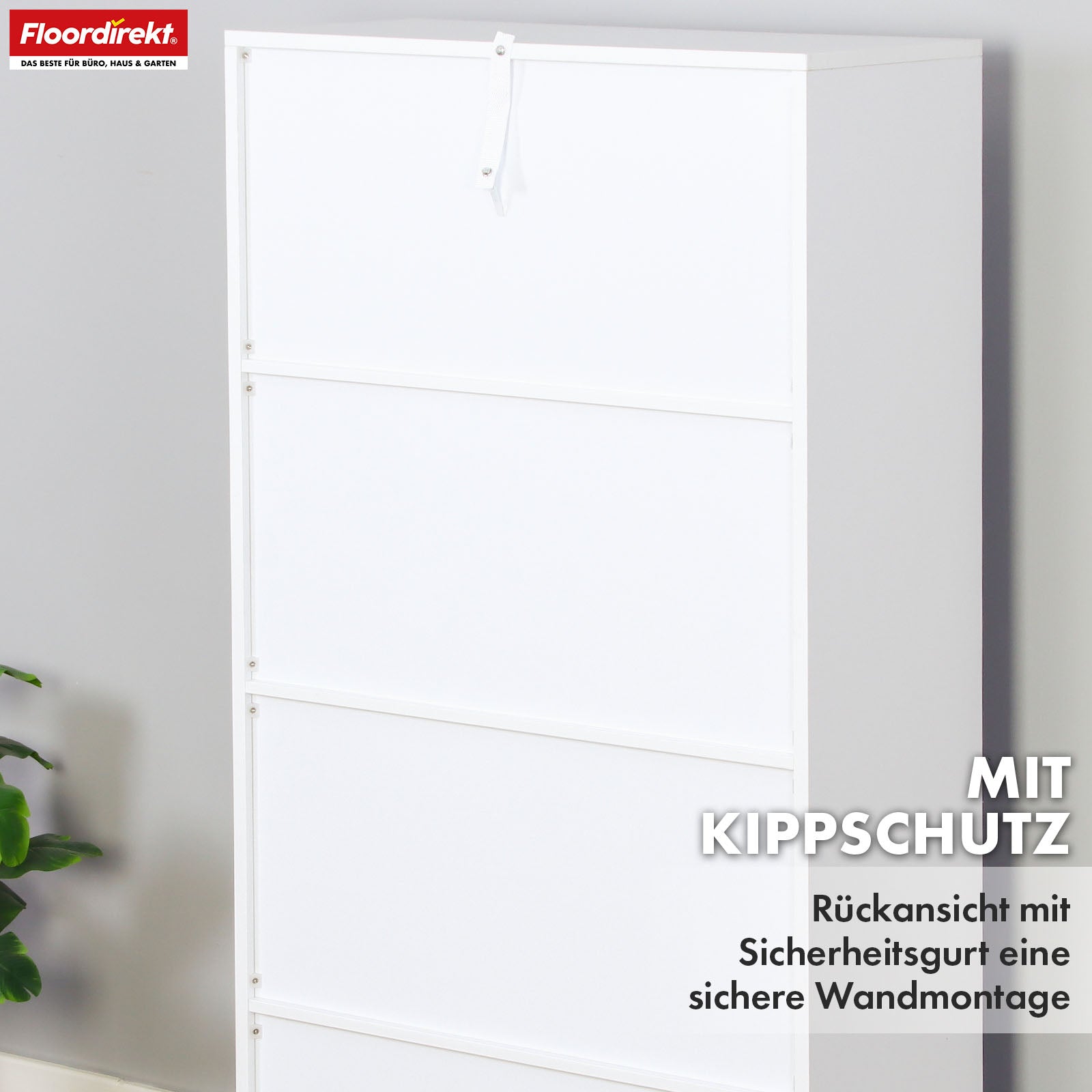Bibliothèque | Arkansas | Étagère sur pied en MDF blanc avec 5-9 compartiments pour livres et accessoires de maison