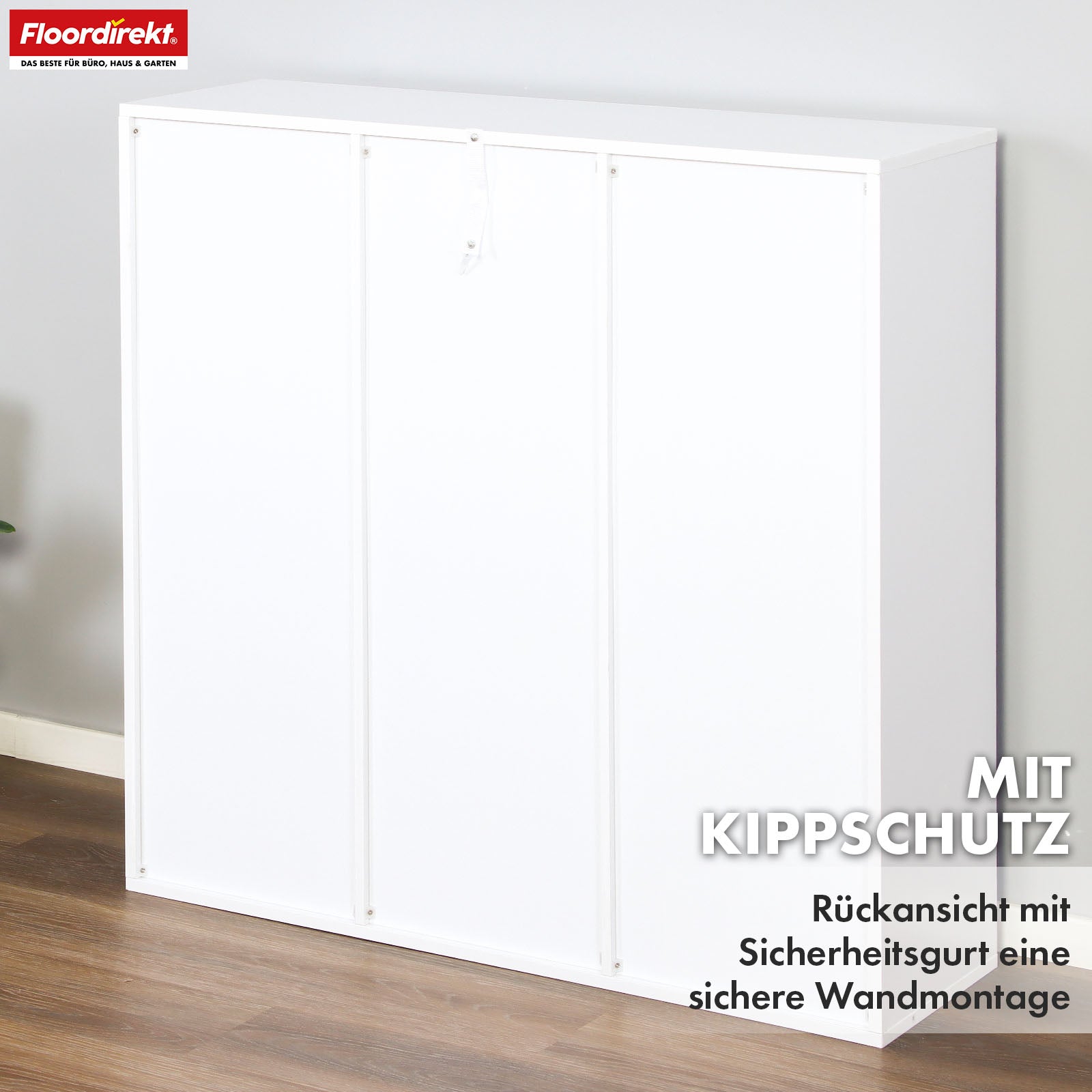 Bibliothèque | Arkansas | Étagère sur pied en MDF blanc avec 5-9 compartiments pour livres et accessoires de maison