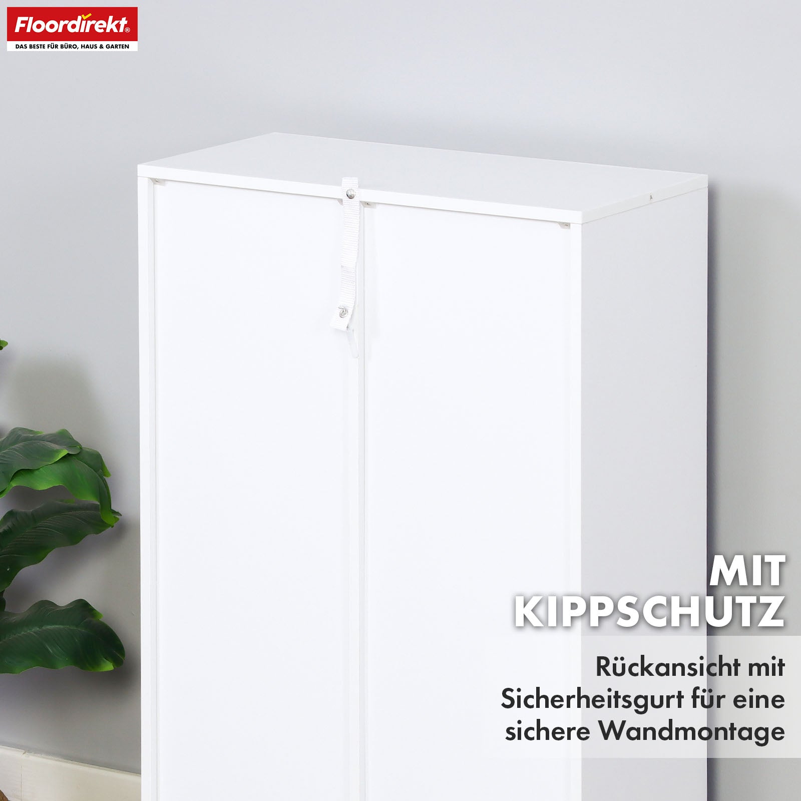 Bibliothèque | Arkansas | Étagère sur pied en MDF blanc avec 5-9 compartiments pour livres et accessoires de maison