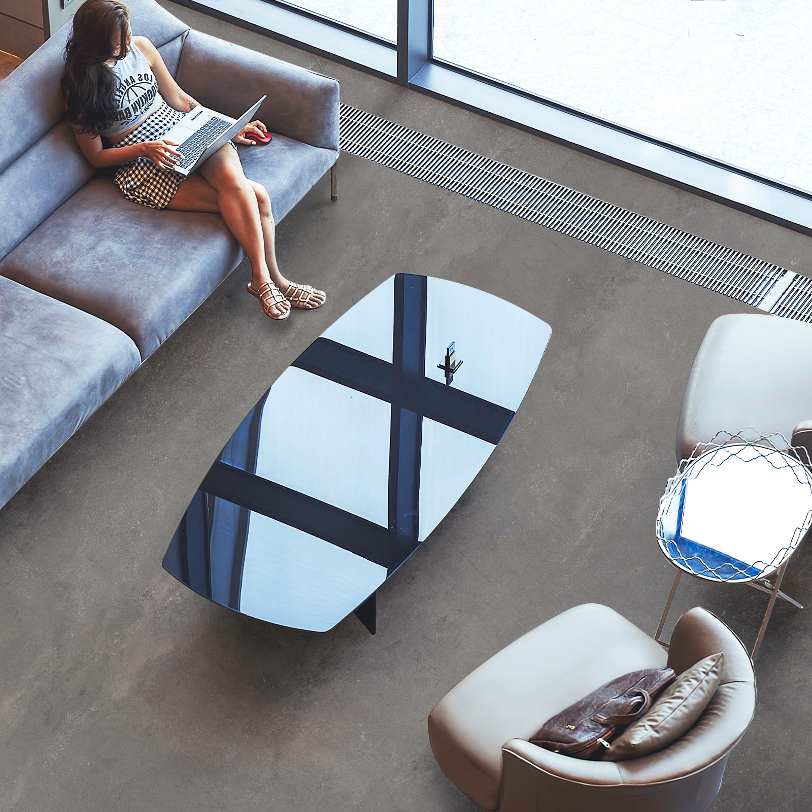 Revêtement de sol CV | Pittsburgh 969D | Revêtement de sol PVC de haute qualité pour l'élégance et la longévité