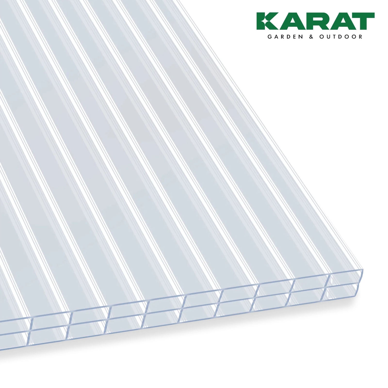 Feuille à double toile | 60,5 x 121 cm | Polycarbonate | Pour le bricolage et la construction