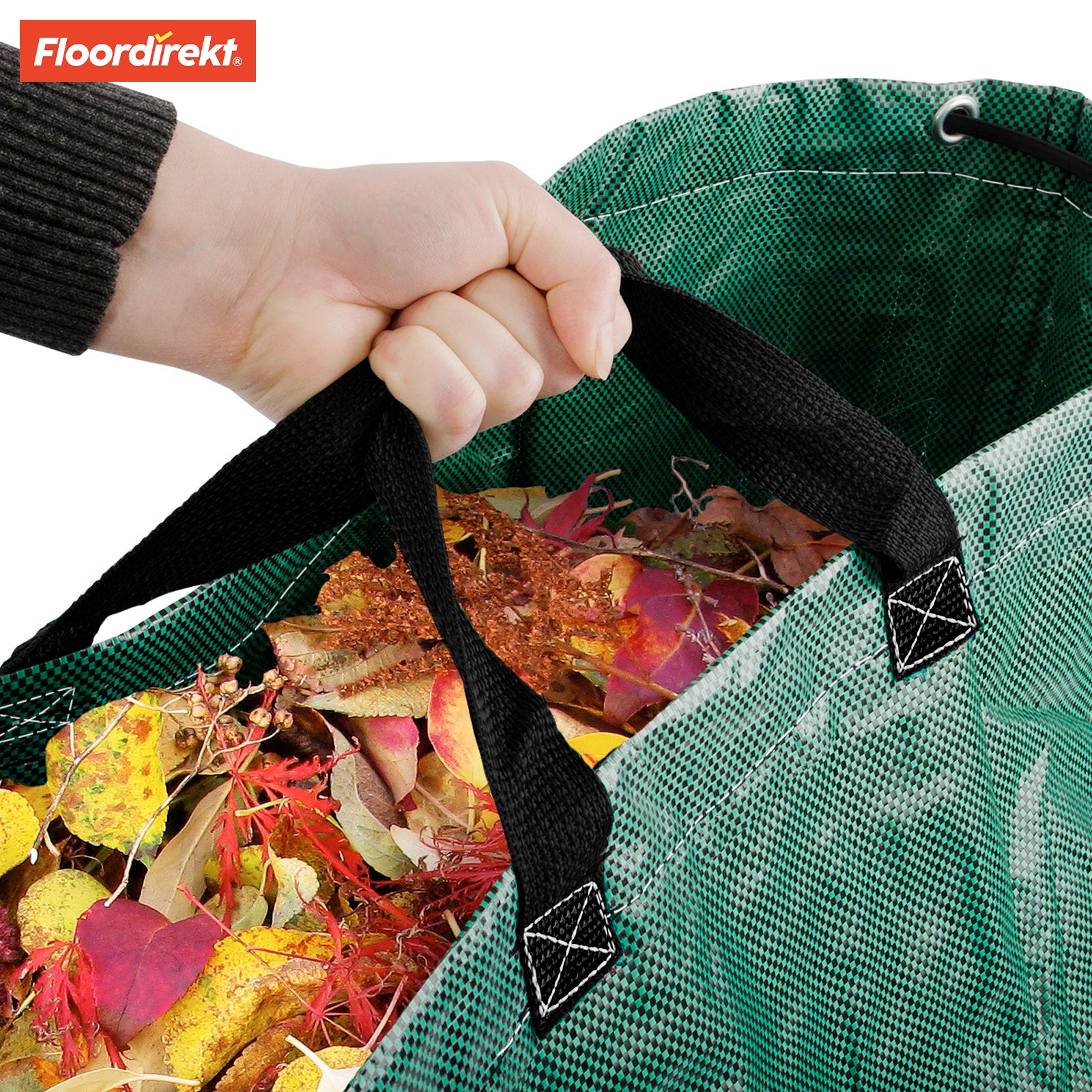 Set de 3 sacs à déchets de jardin | Solution polyvalente pour les déchets de jardin et le rangement | Stable, autoportant & imperméable