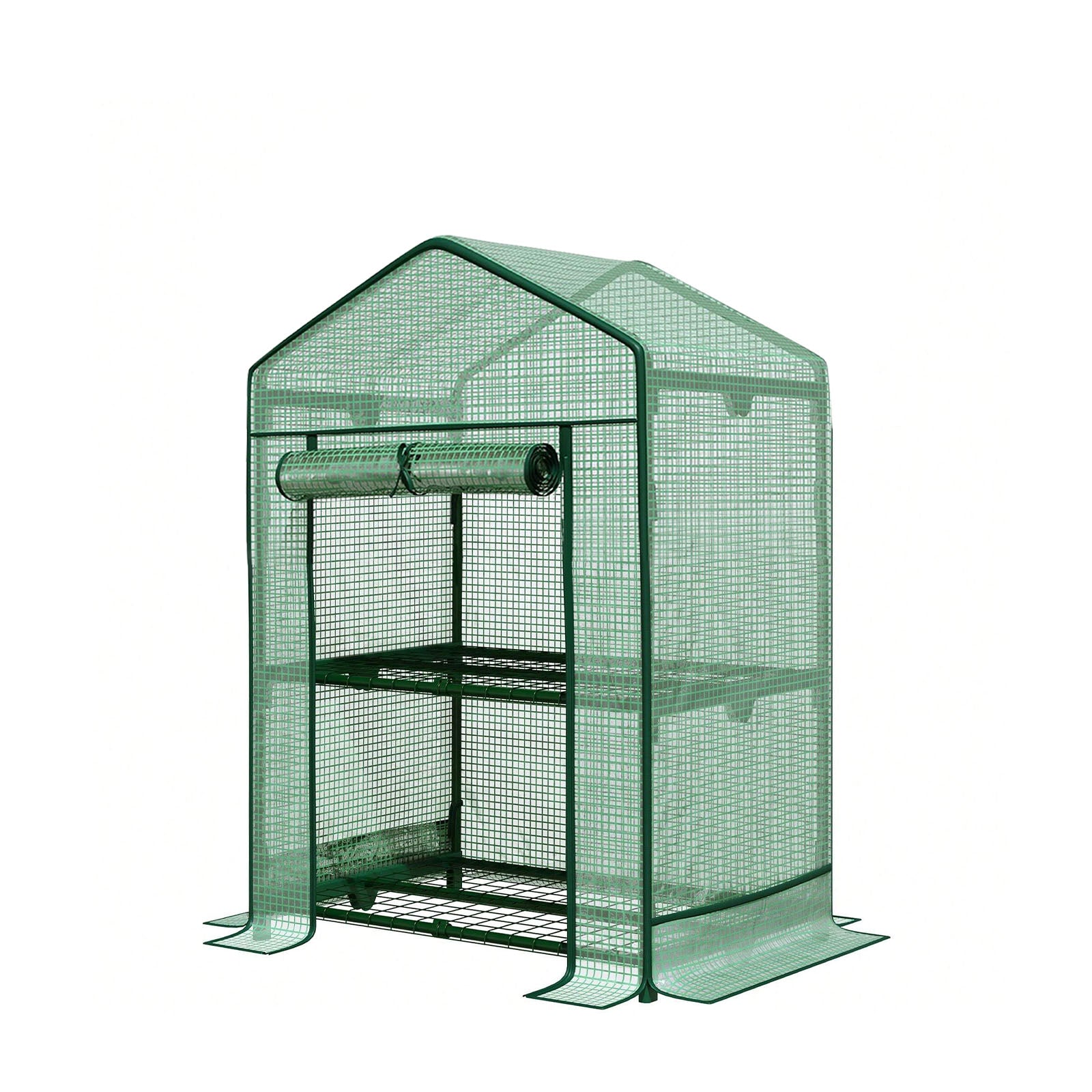 Serre | Bloom | Serre résistante aux intempéries avec cadre en acier robuste | Maison de plantes compacte avec 2, 3 ou 4 niveaux de rangement au choix