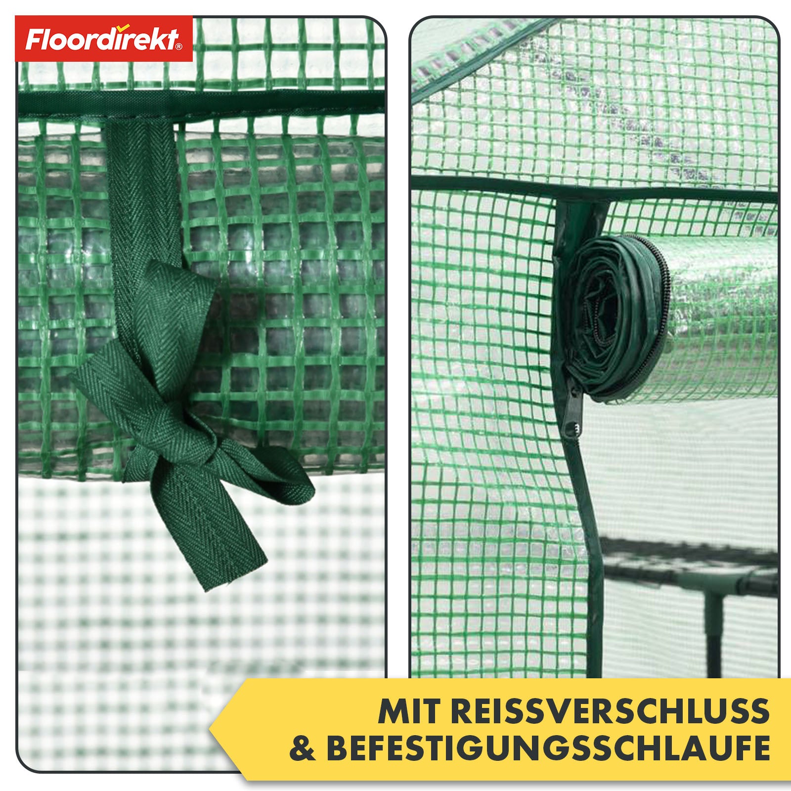 Serre | Bloom | Serre résistante aux intempéries avec cadre en acier robuste | Maison de plantes compacte avec 2, 3 ou 4 niveaux de rangement au choix