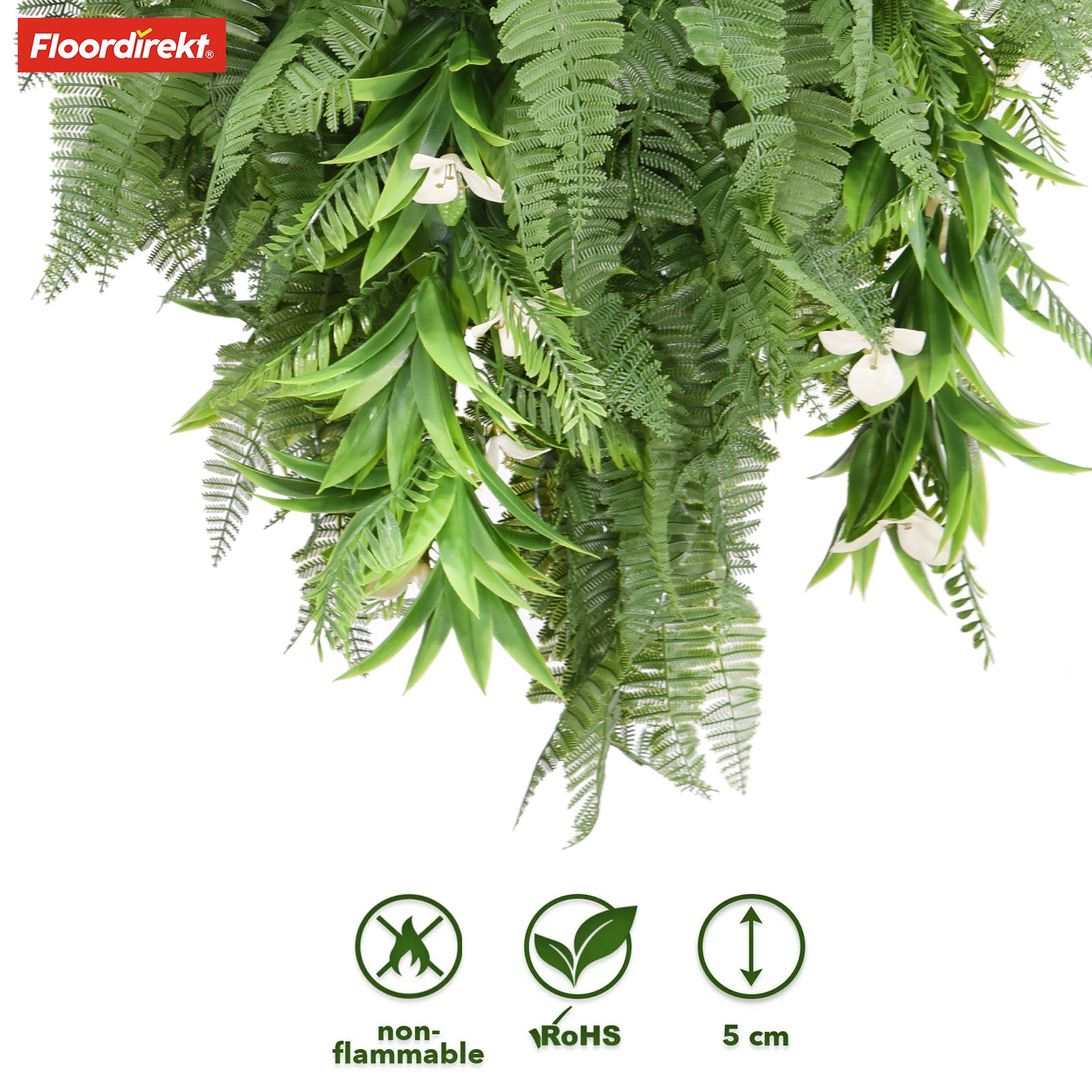 Plante suspendue | Rainforest | Plante verte artificielle pour une décoration élégante à l'intérieur et à l'extérieur