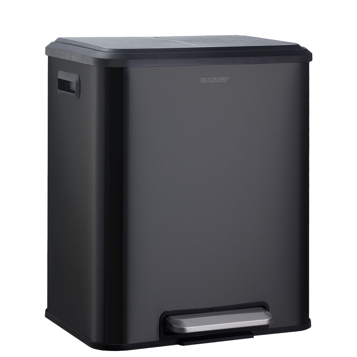 Poubelle | Jack | Capacité 30 L | Tri sélectif 2 voies | Soft-Close & Pedal | Acier inoxydable ou noir