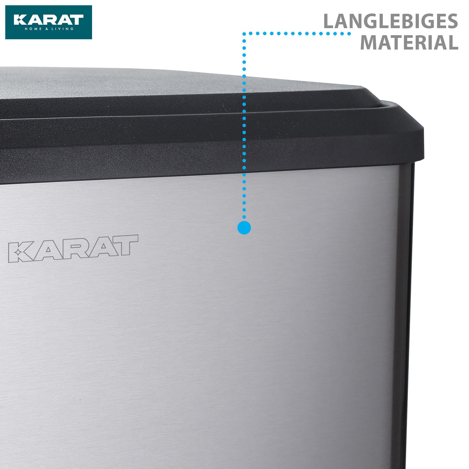 Poubelle | Jack | Capacité 30 L | Tri sélectif 2 voies | Soft-Close & Pedal | Acier inoxydable ou noir