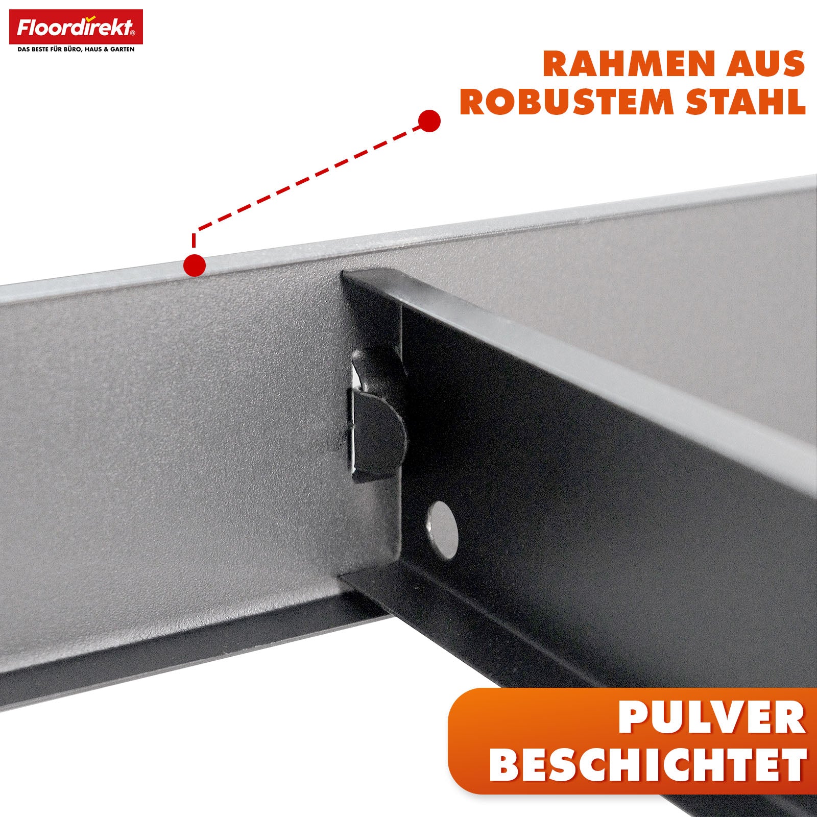 Étagère pour charges lourdes | Rhino | Étagère de stockage avec 5 étagères | Charge admissible de 1050 kg | Système d'emboîtement innovant | En différentes couleurs et tailles