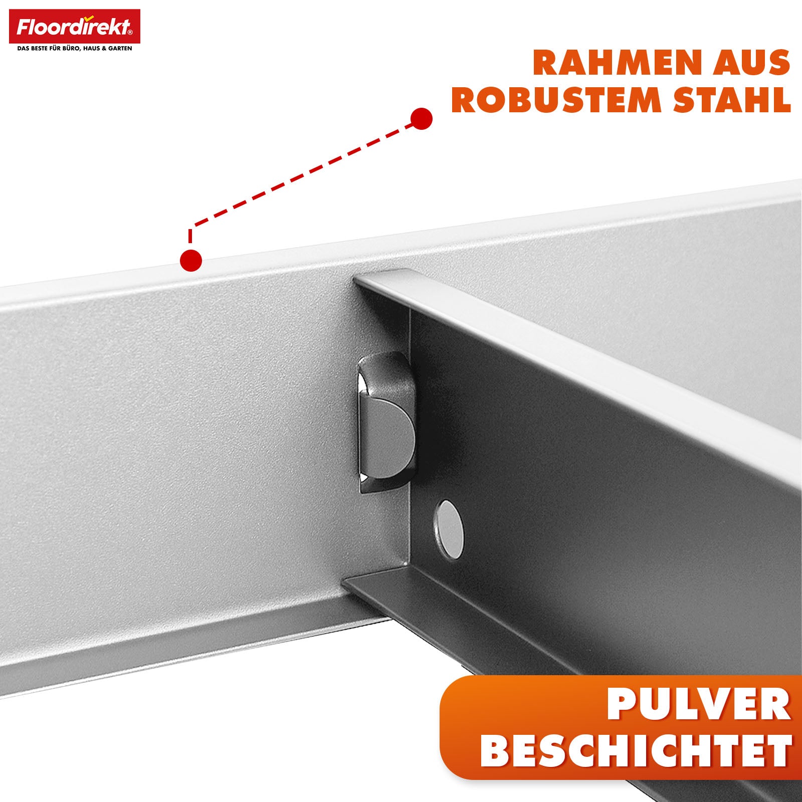 Étagère pour charges lourdes | Rhino | Étagère de stockage avec 5 étagères | Charge admissible de 1050 kg | Système d'emboîtement innovant | En différentes couleurs et tailles