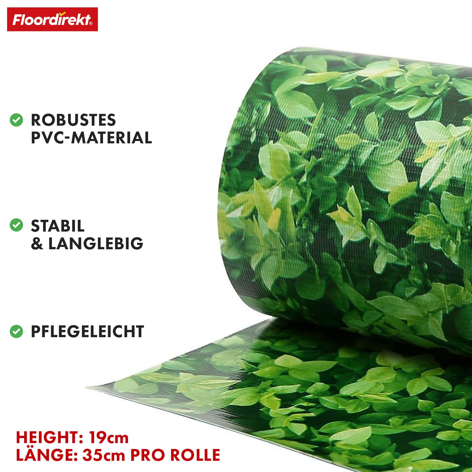 Bandes d'intimité en PVC | Pour clôtures à mailles | 3 couleurs + 4 motifs