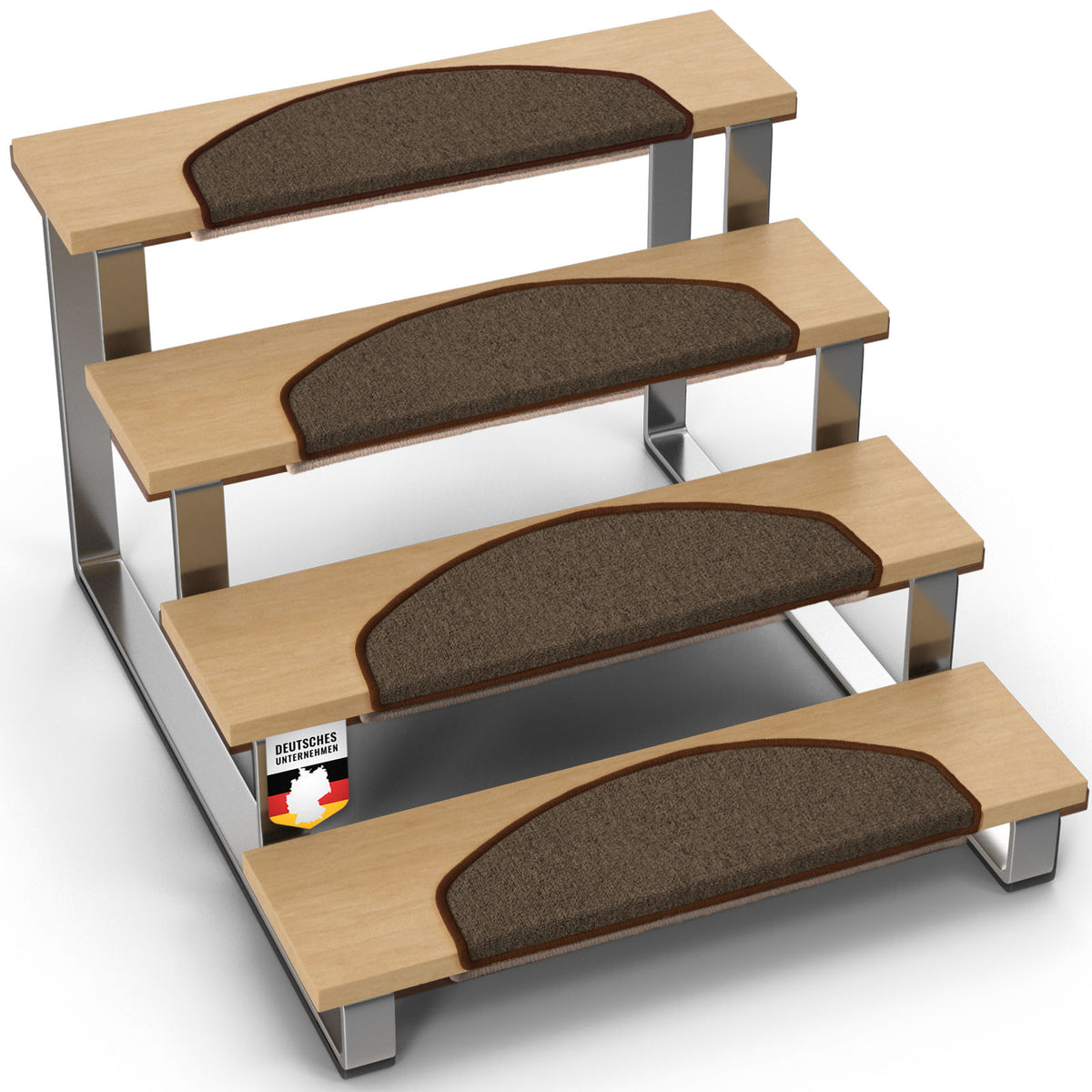 Tapis de sol | London Pro | Design moderne | Antidérapant & facile d'entretien | Demi-ronde