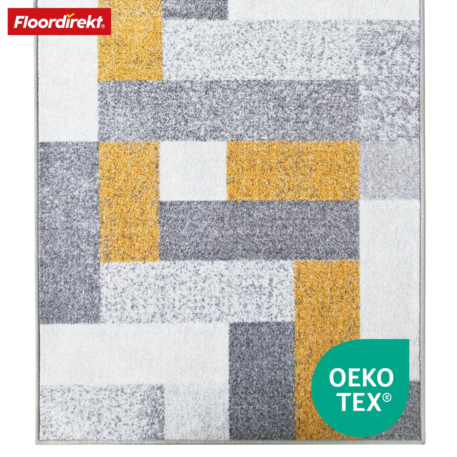 Tapis de passage sur mesure | New York | Antidérapant avec dos en gel | Design moderne en différentes couleurs
