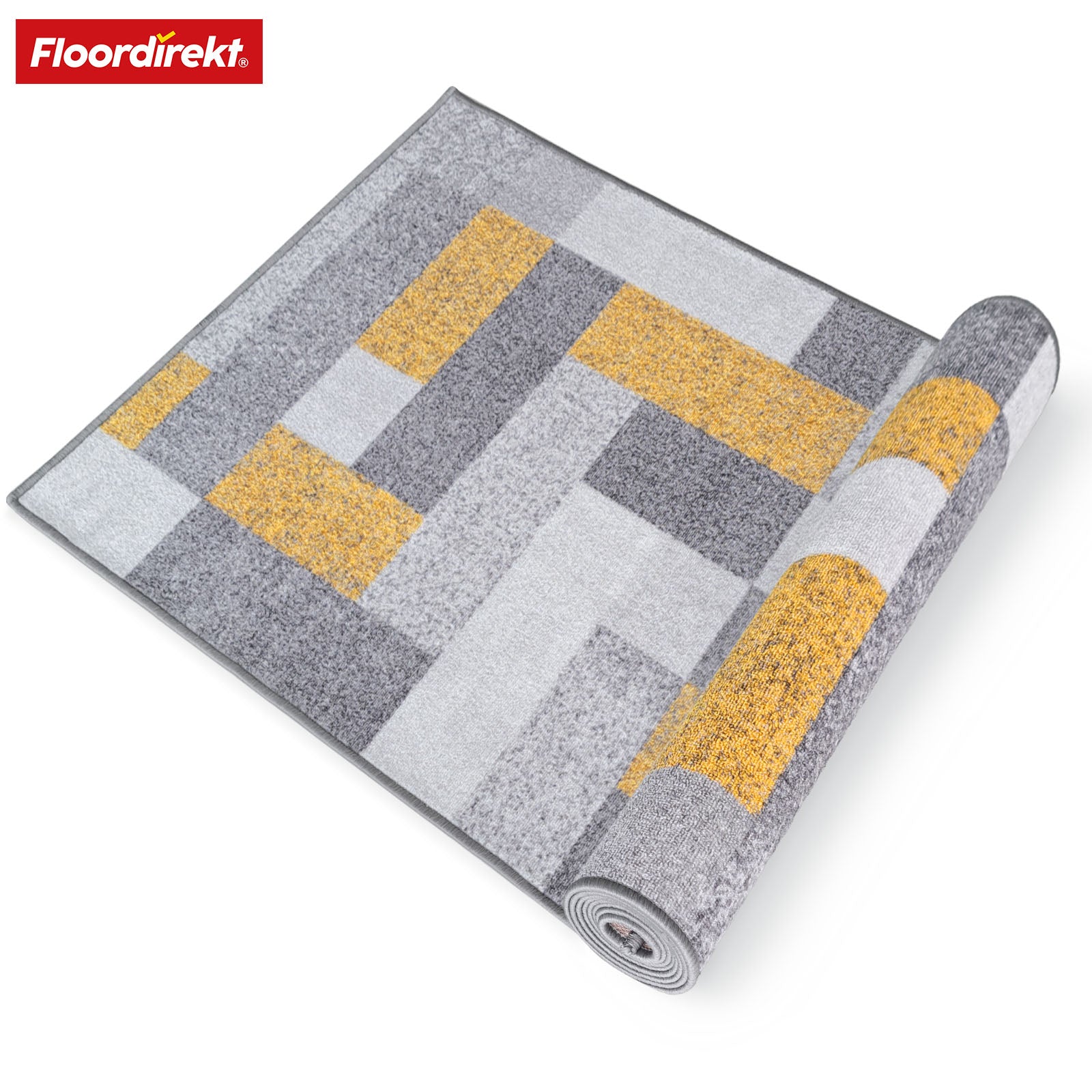 Tapis de passage sur mesure | New York | Antidérapant avec dos en gel | Design moderne en différentes couleurs