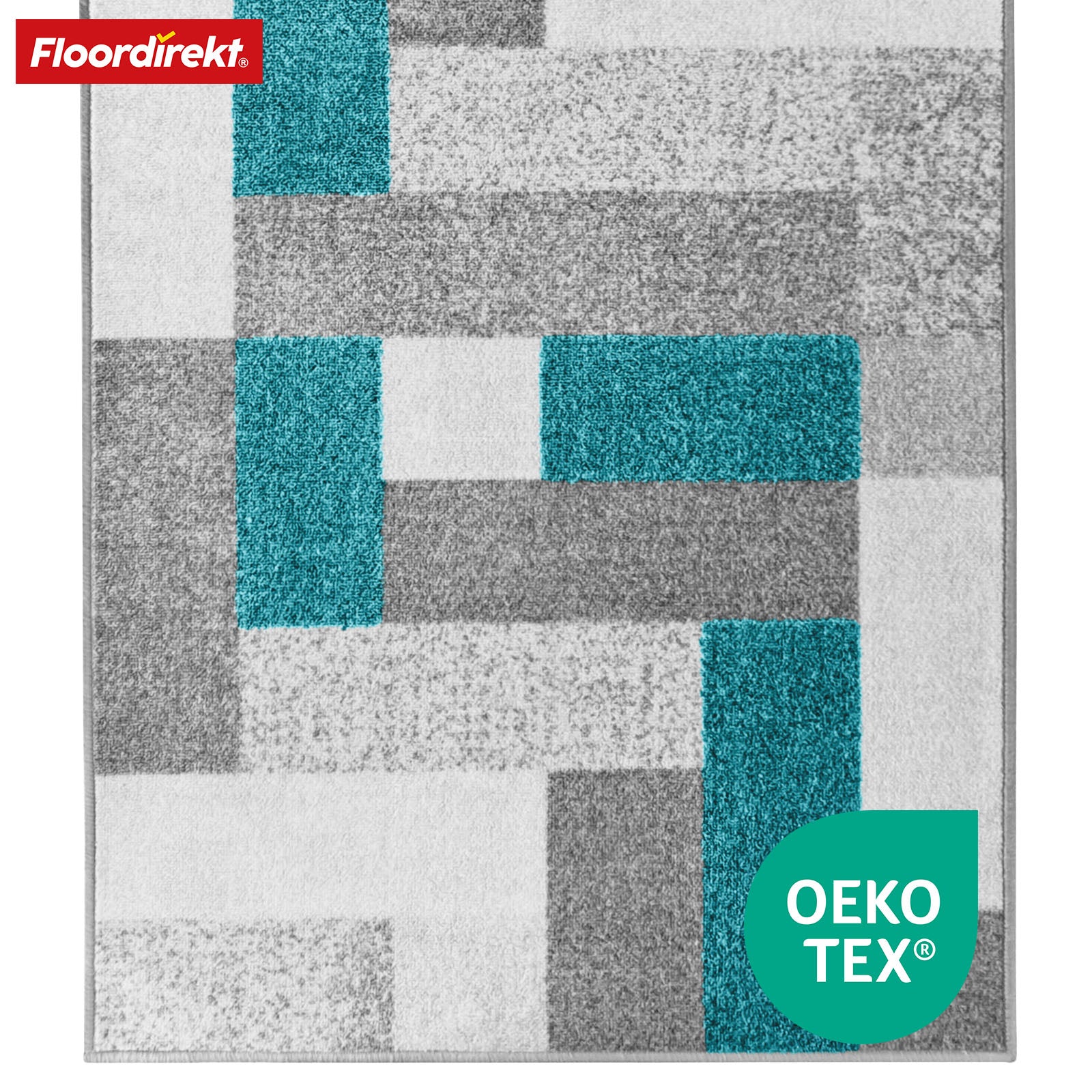 Tapis de passage sur mesure | New York | Antidérapant avec dos en gel | Design moderne en différentes couleurs