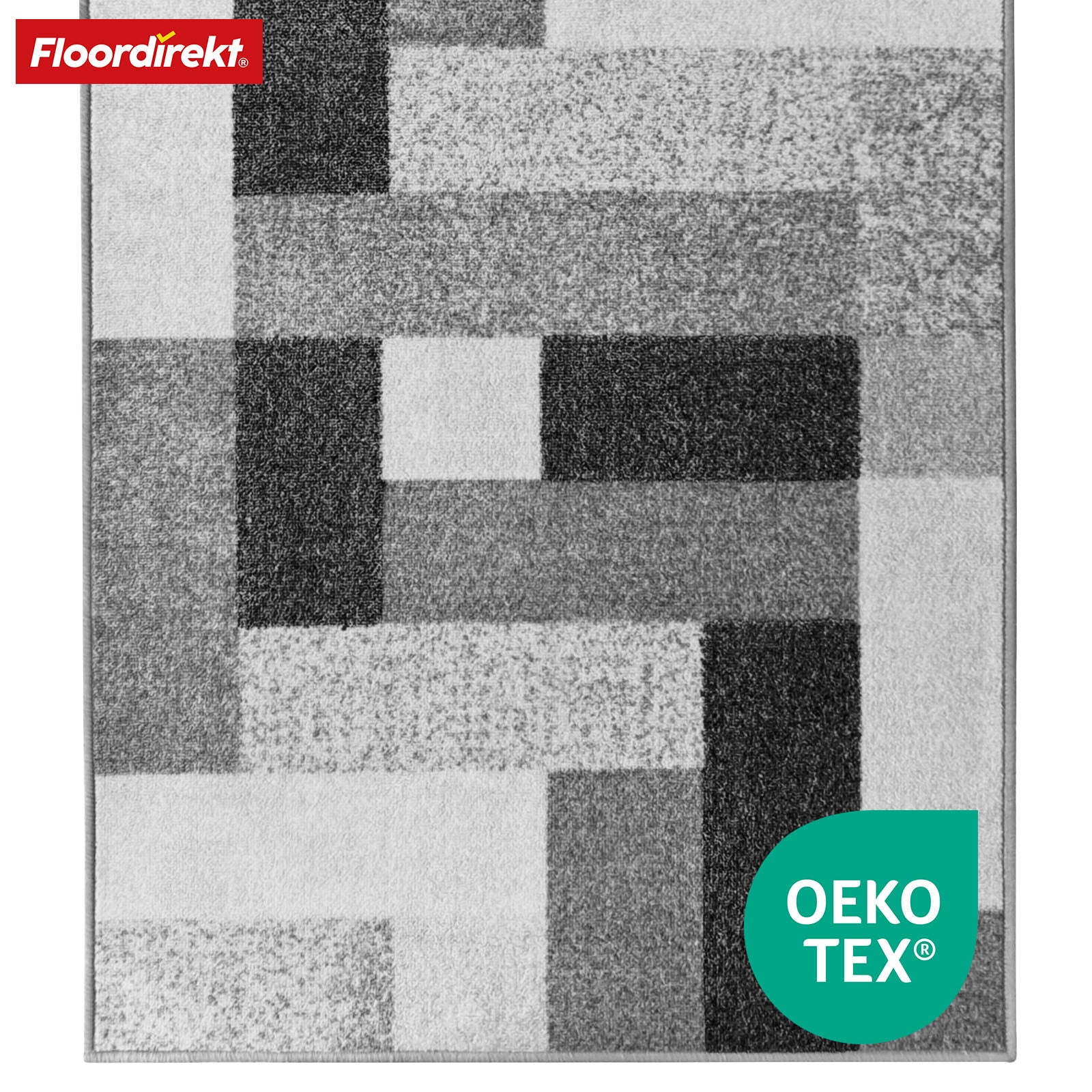 Tapis de passage sur mesure | New York | Antidérapant avec dos en gel | Design moderne en différentes couleurs