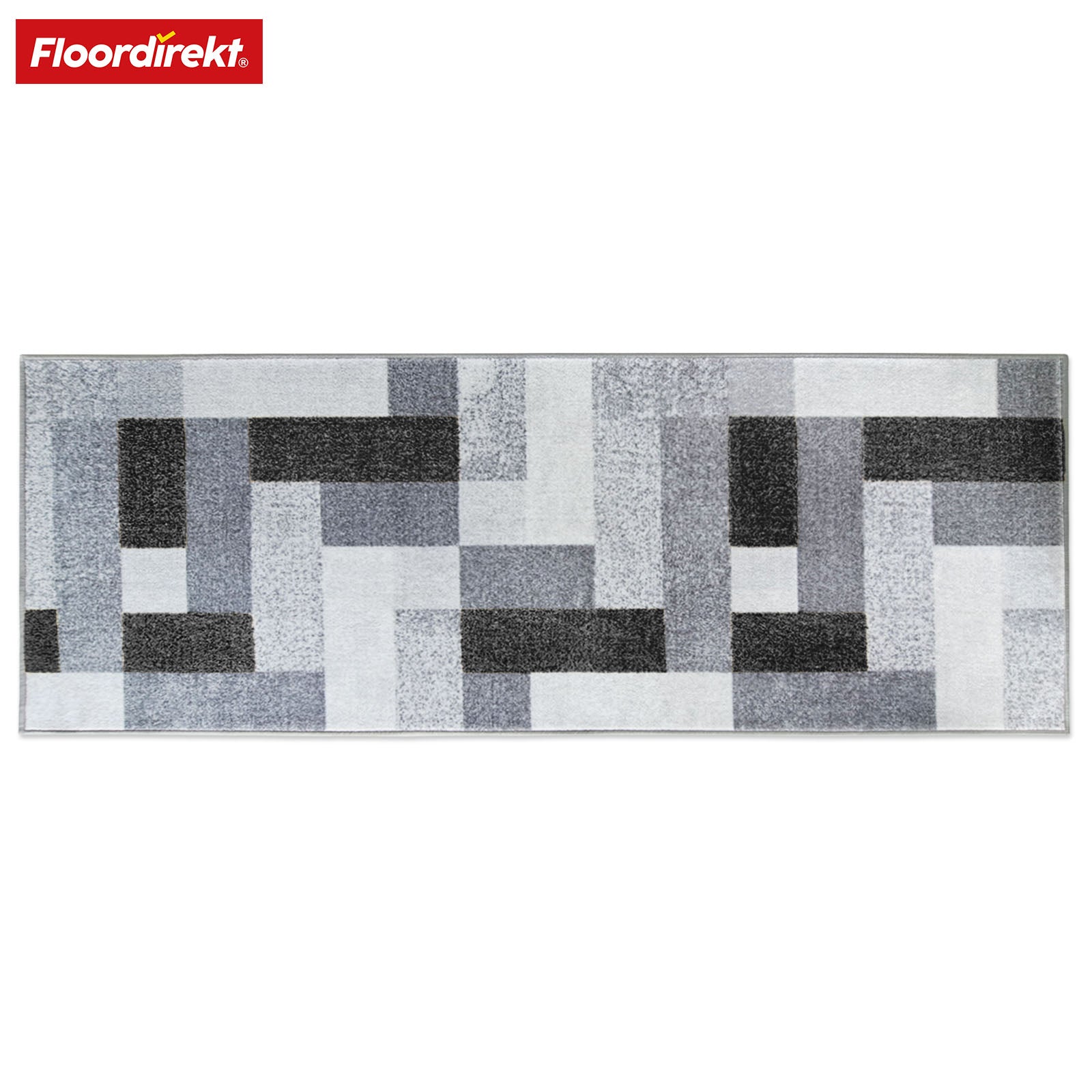 Tapis de passage sur mesure | New York | Antidérapant avec dos en gel | Design moderne en différentes couleurs