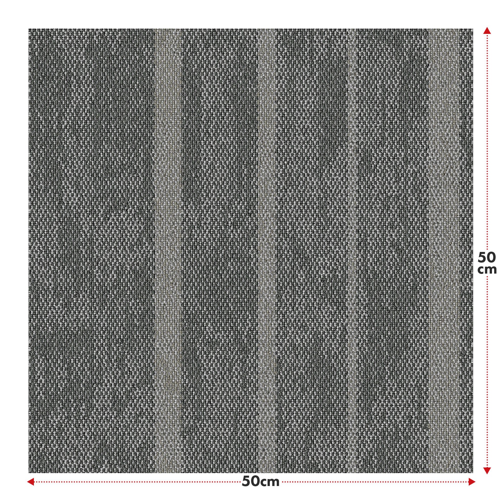 Dalles de moquette | Zürich | 50 x 50 cm | Idéal pour le bureau et la maison | Dalles design de haute qualité en 4 couleurs