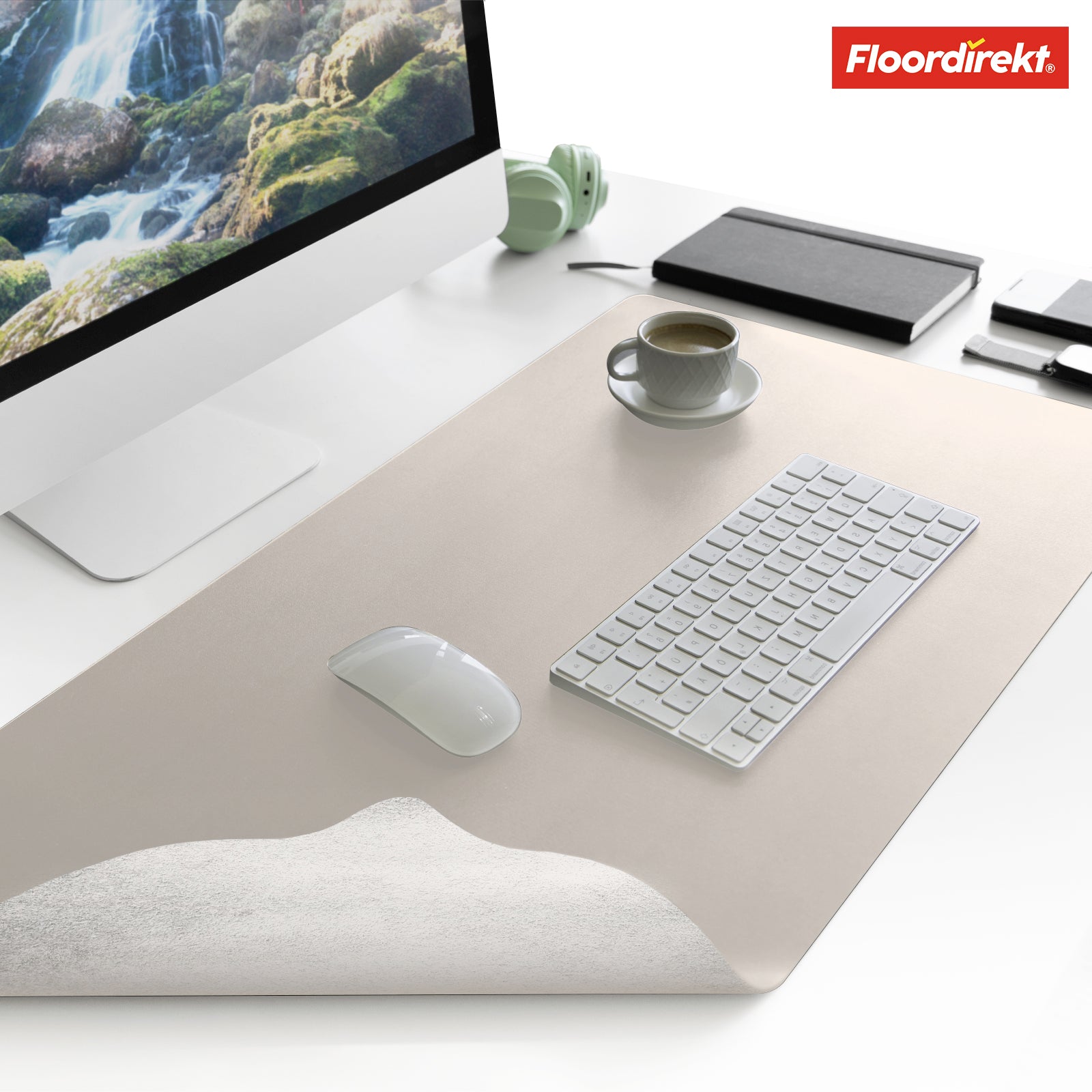 Sous-main | Nero | Similicuir souple et facile d'entretien | Disponible en plusieurs couleurs et tailles