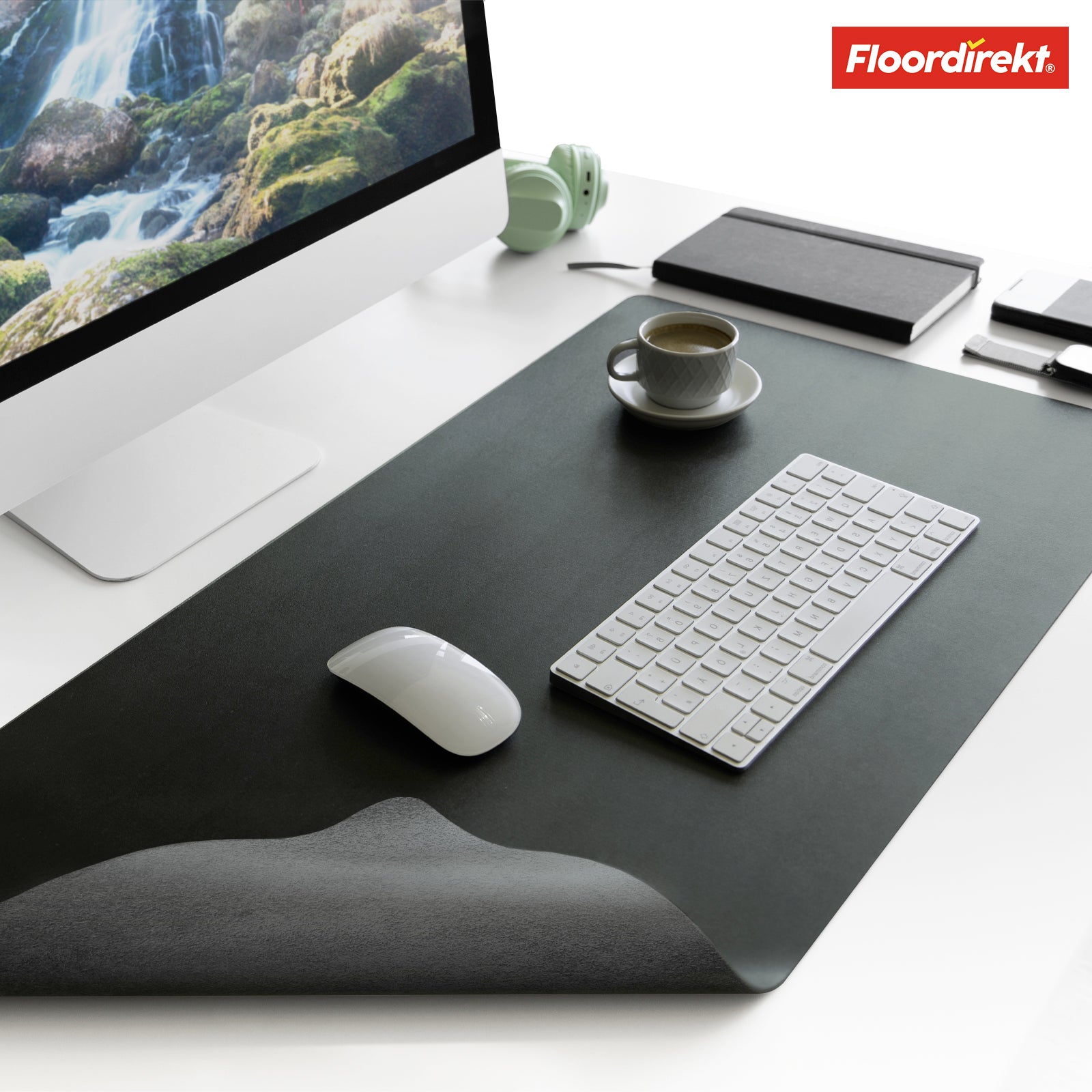 Sous-main | Nero | Similicuir souple et facile d'entretien | Disponible en plusieurs couleurs et tailles