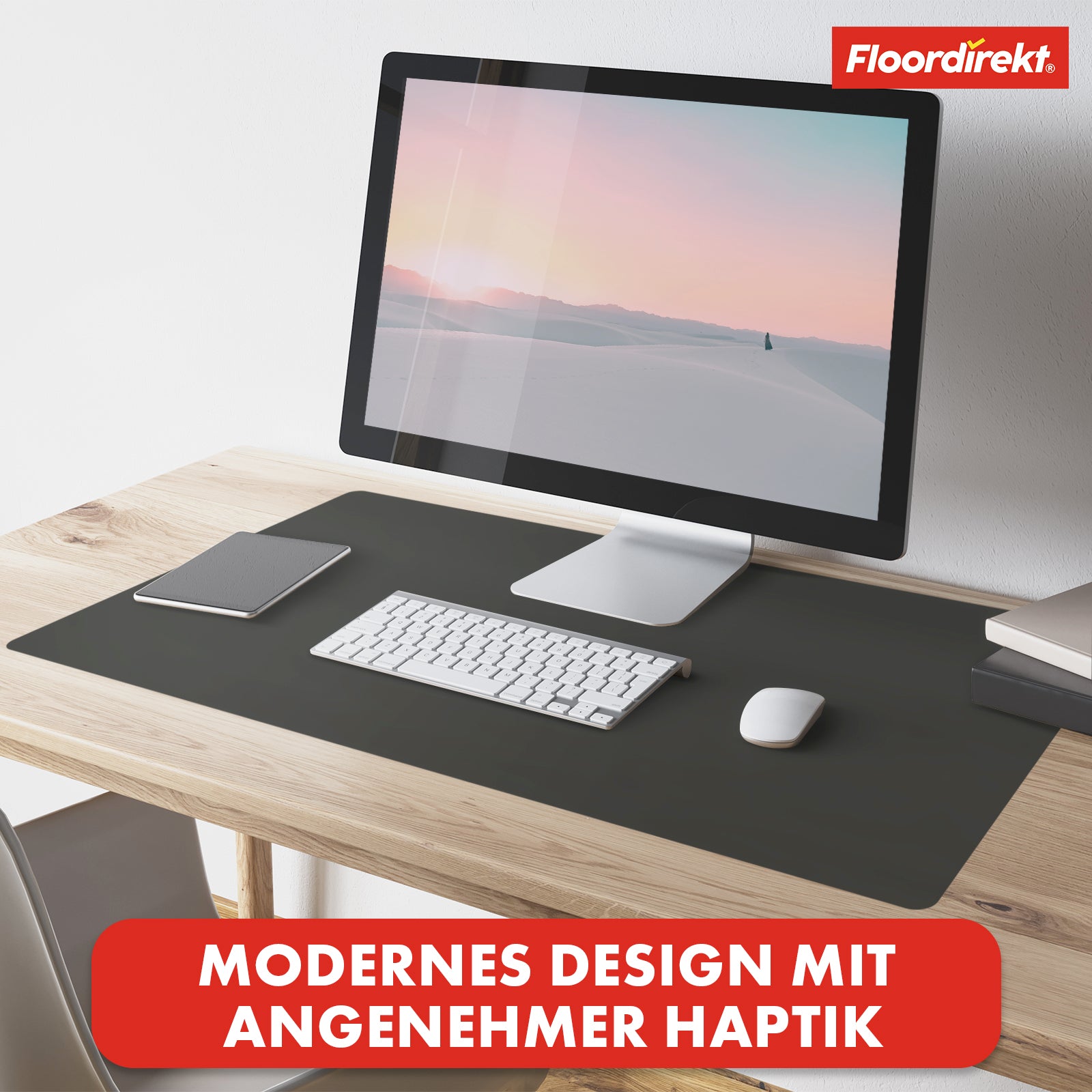 Sous-main | Nero | Similicuir souple et facile d'entretien | Disponible en plusieurs couleurs et tailles