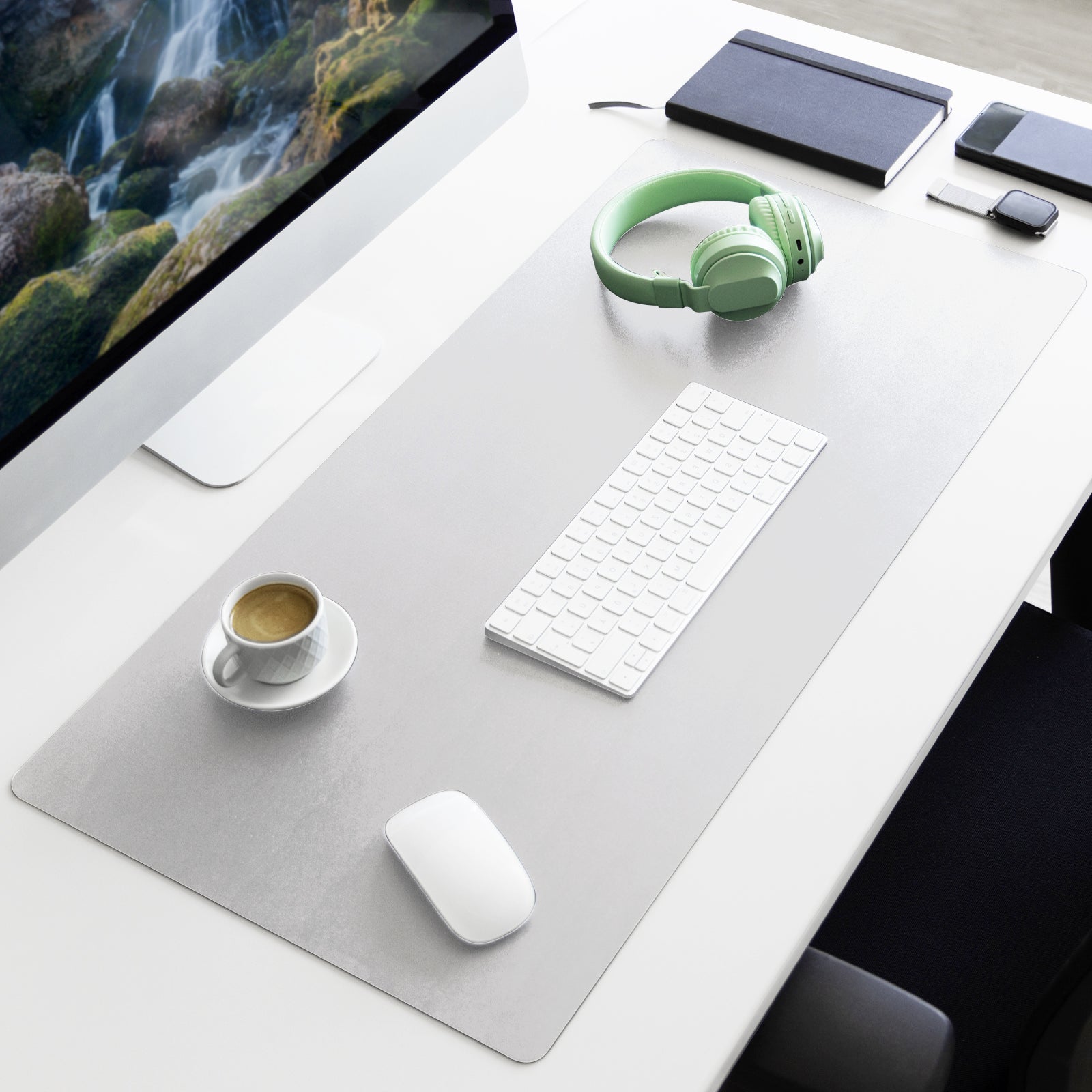 Sous-main | Nero | Similicuir souple et facile d'entretien | Disponible en plusieurs couleurs et tailles