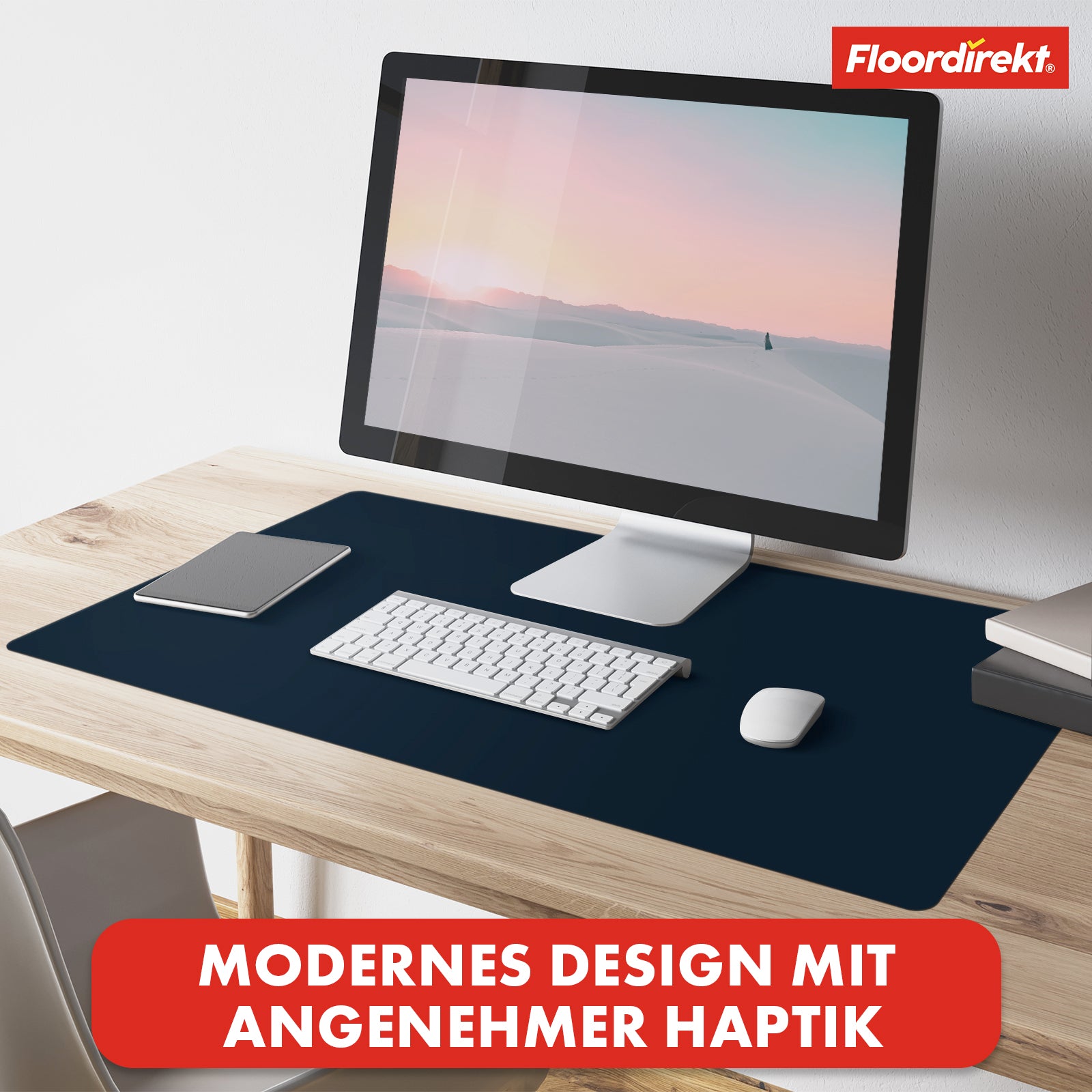 Sous-main | Nero | Similicuir souple et facile d'entretien | Disponible en plusieurs couleurs et tailles