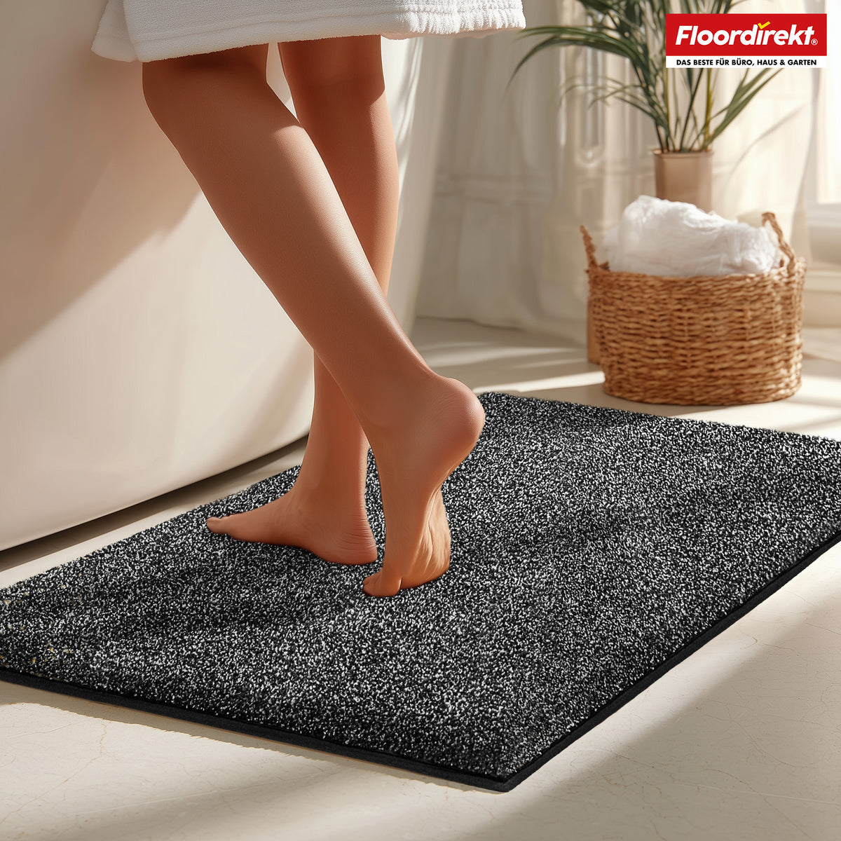 Tapis de bain | Nasa | Tapis de bain souple et résistant, bords renforcés, absorbant et facile d'entretien | Disponible en différentes couleurs et tailles