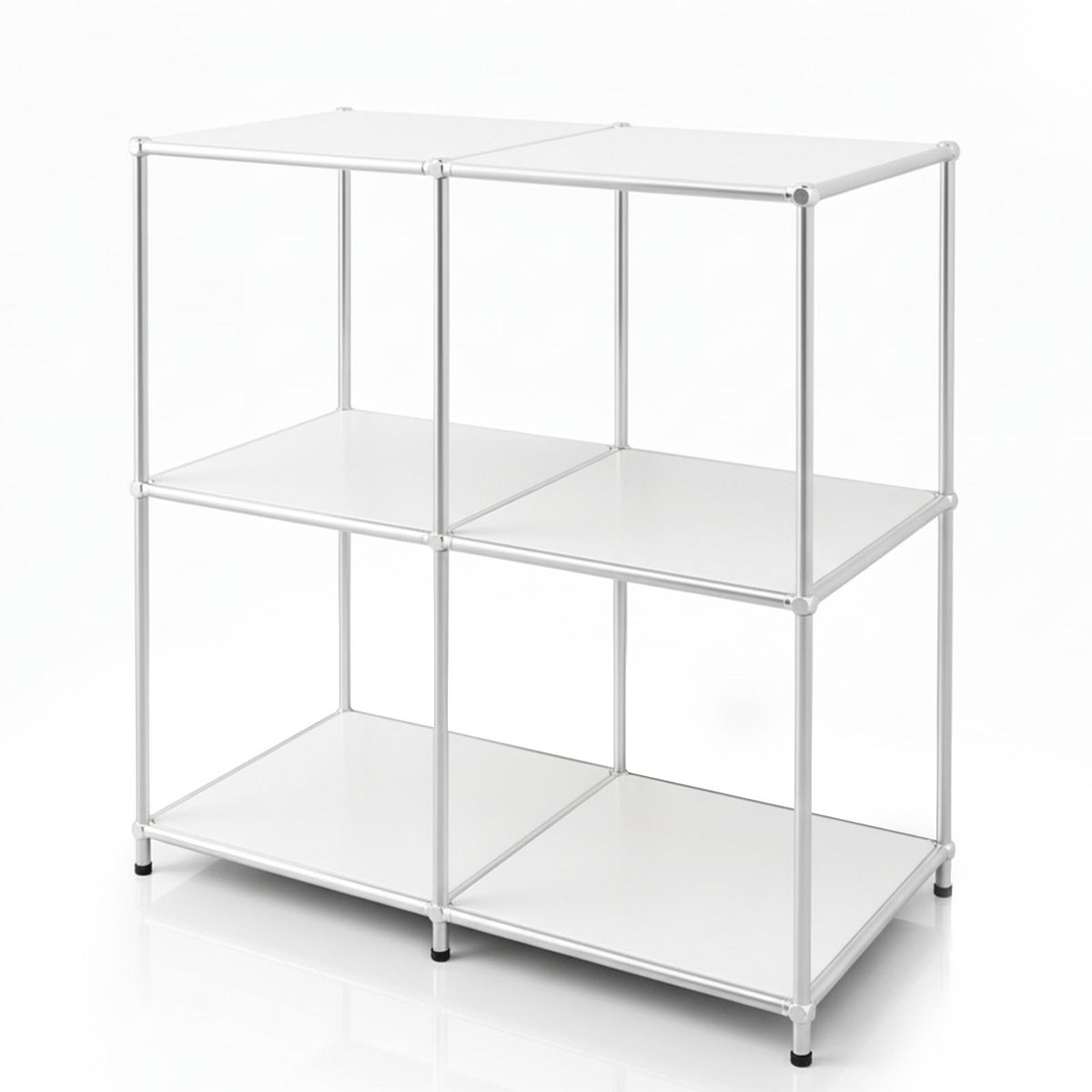 Étagère métallique | Concept Epure MK-027 | Buffet ouvert à 3 niveaux et étagère de rangement | Disponible en plusieurs couleurs
