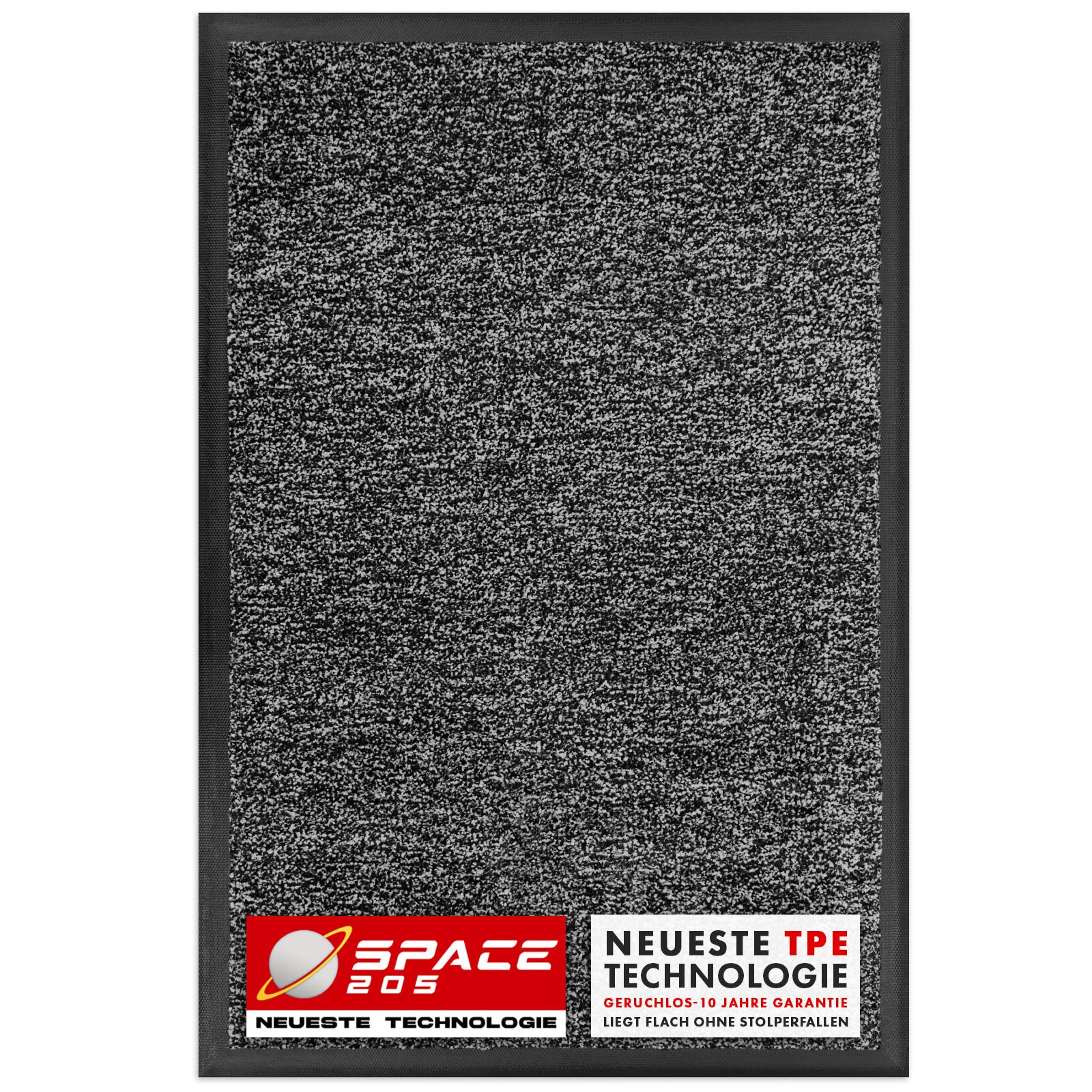 Tapis anti-salissures | Space 205 | Tapis antidérapant avec technologie TPE innovante sur les bords et au dos | Idéal pour les entrées, les couloirs et les portes d'entrée | Disponible en différentes couleurs et tailles