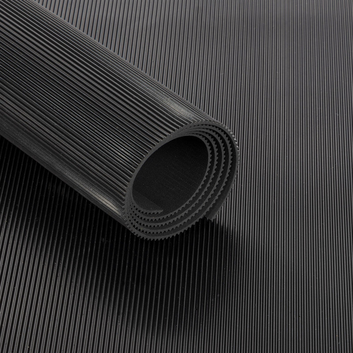 ✂ Feuille en caoutchouc | Côtes fines | Épaisseur: 3 mm