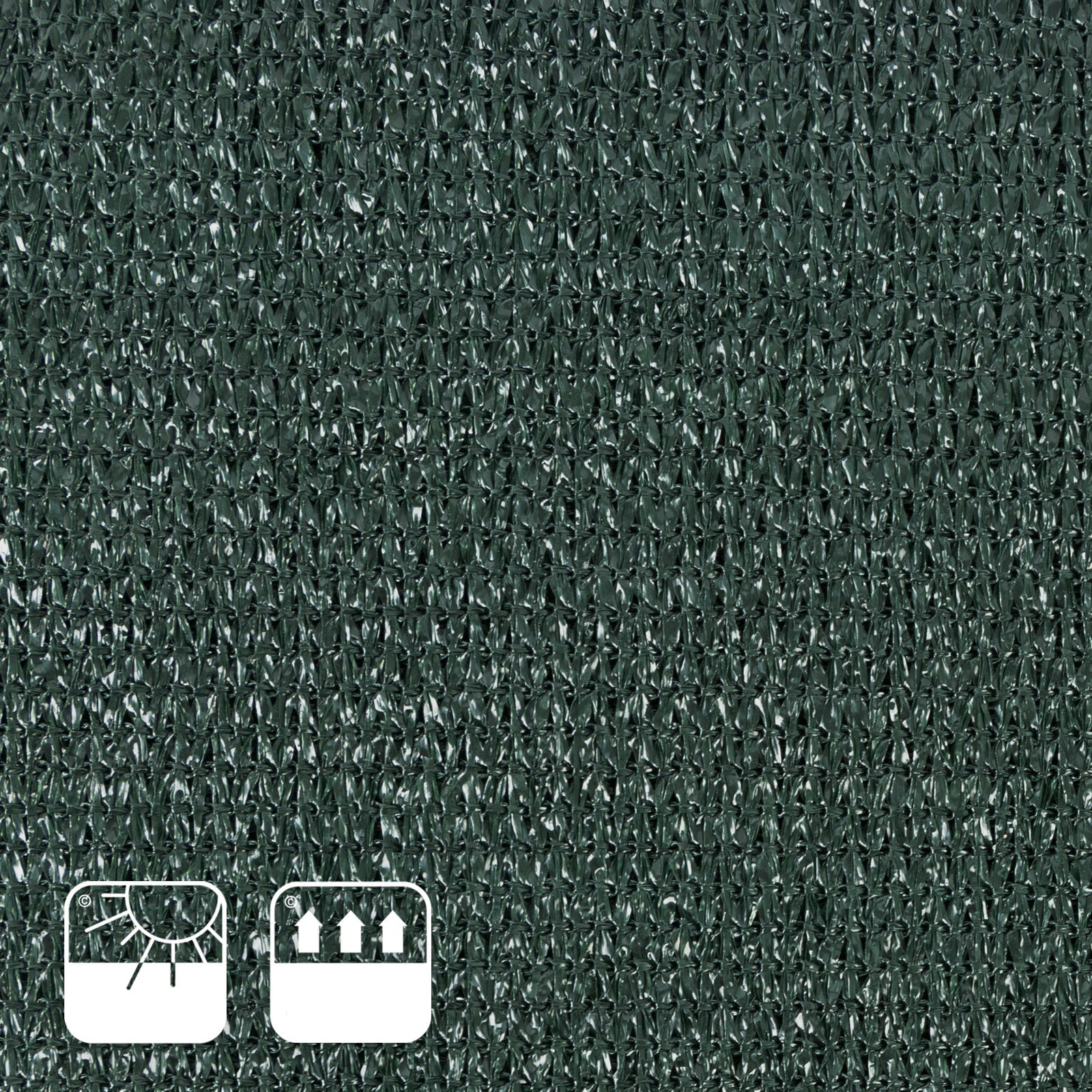 Brise-vue pour balcon | Monochromatique | Vert | 90 x 500 cm