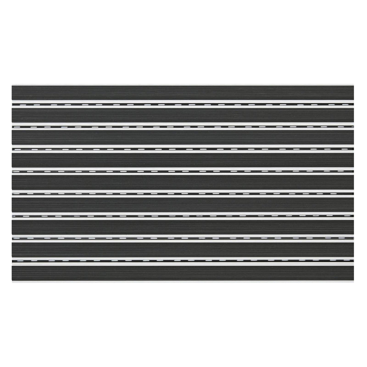 ✂ Tapis d'entrée Aluflex SR Caoutchouc | 22 mm | Caoutchouc profilé | Coupe sur mesure