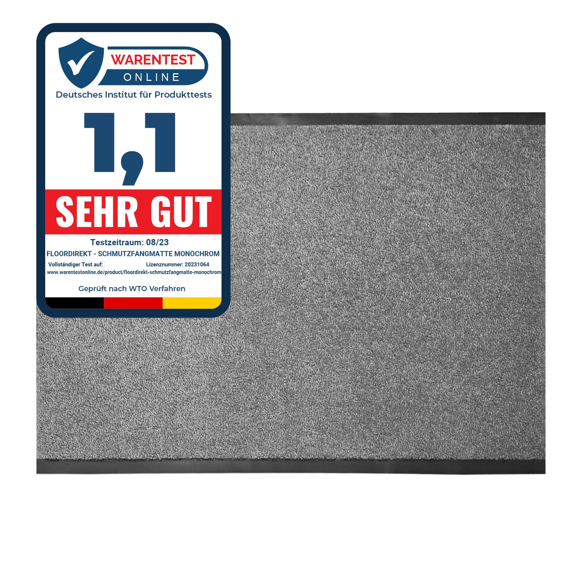 ✂ Tapis anti-salissures Monochrom | Couleurs brillantes | Sur mesure