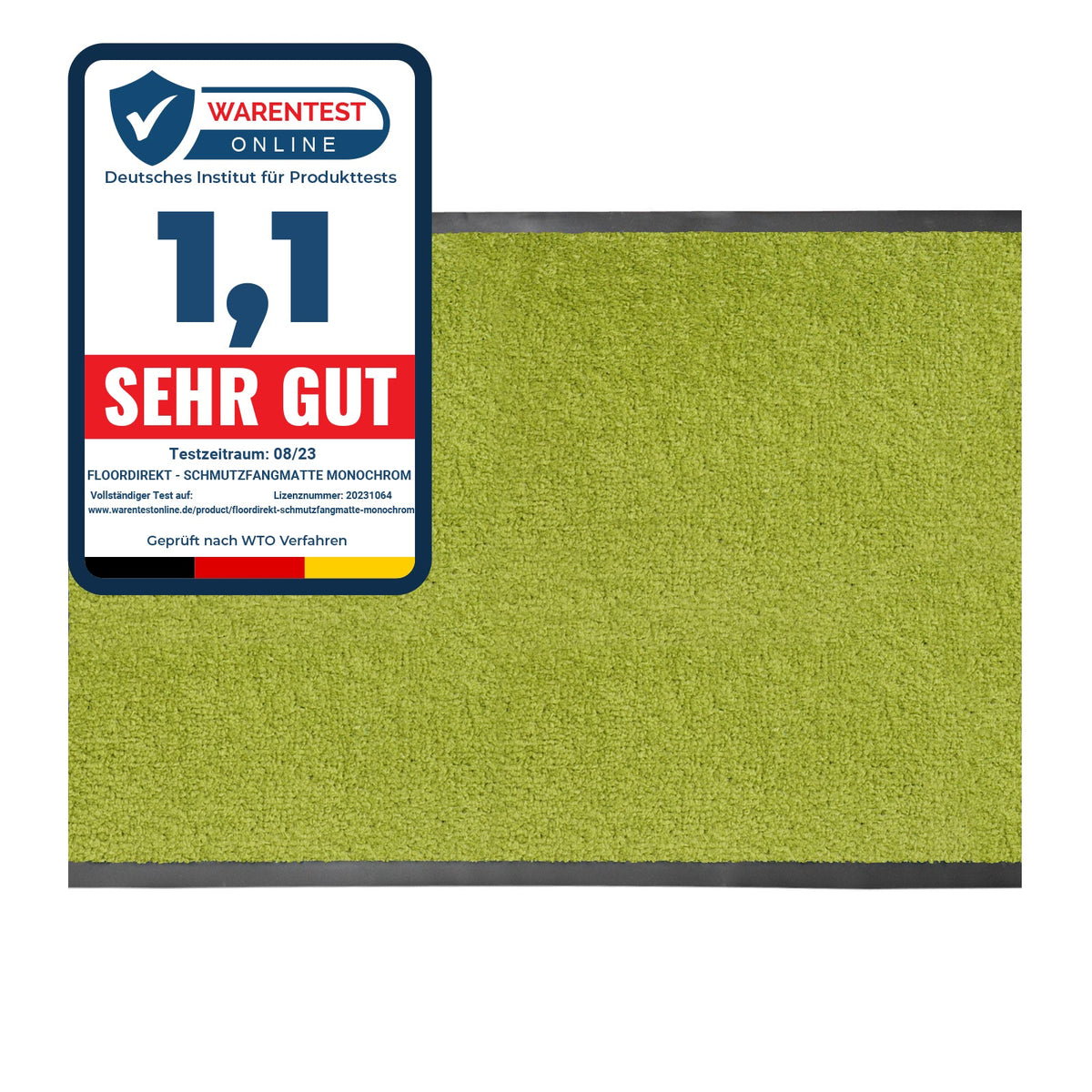 ✂ Tapis anti-salissures Monochrom | Couleurs brillantes | Sur mesure