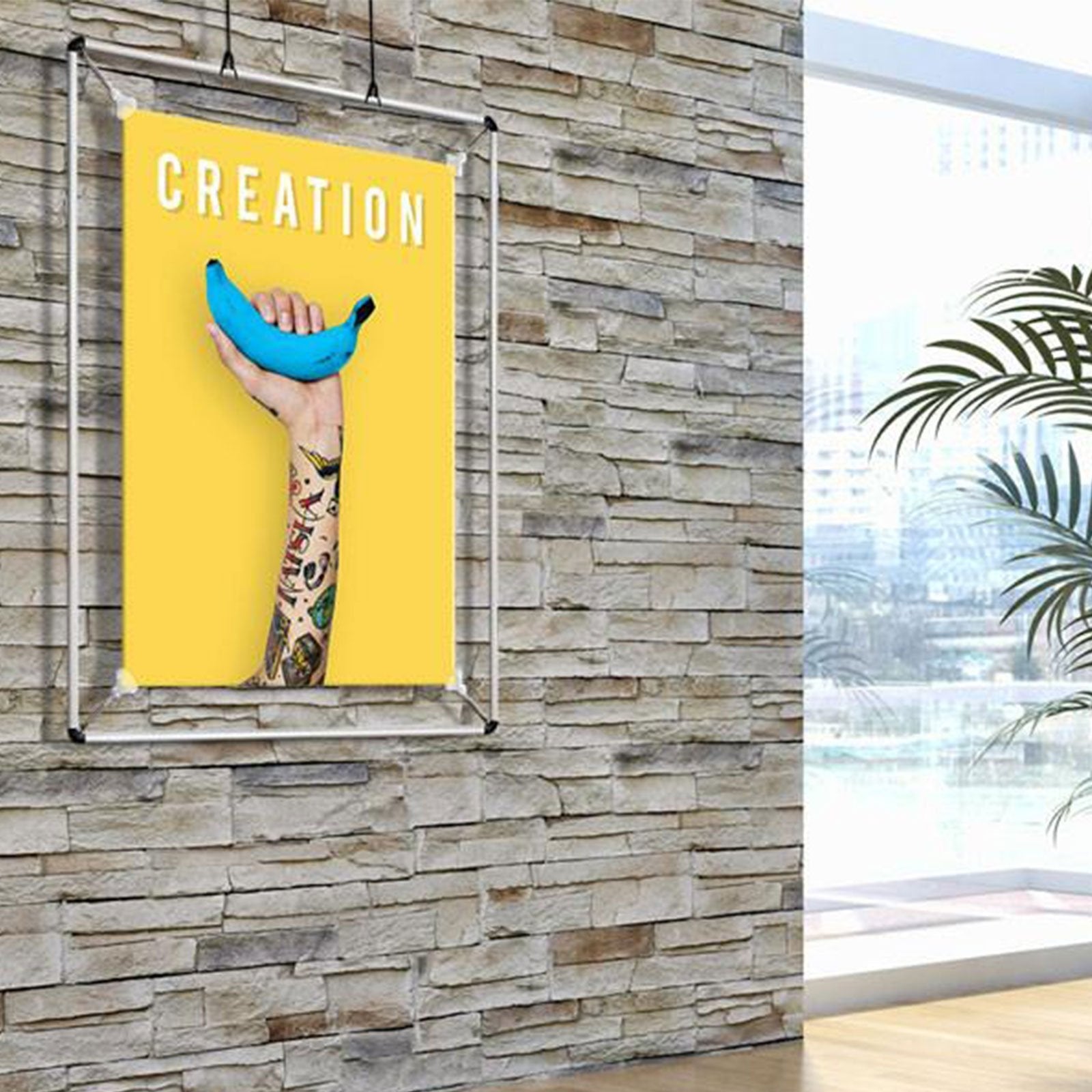 Porte-affiche Stretch | Cadre de tension pour affiches | Pour format DIN A1 à DIN A4